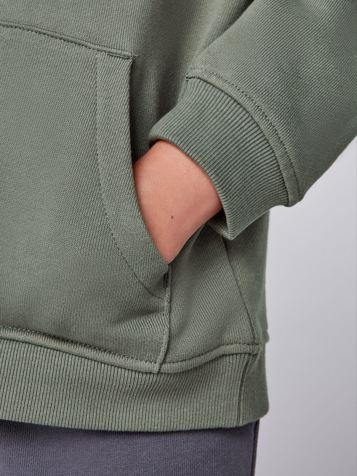 smALLSAINTS Green Orlando Oversized Pullover Hoodie