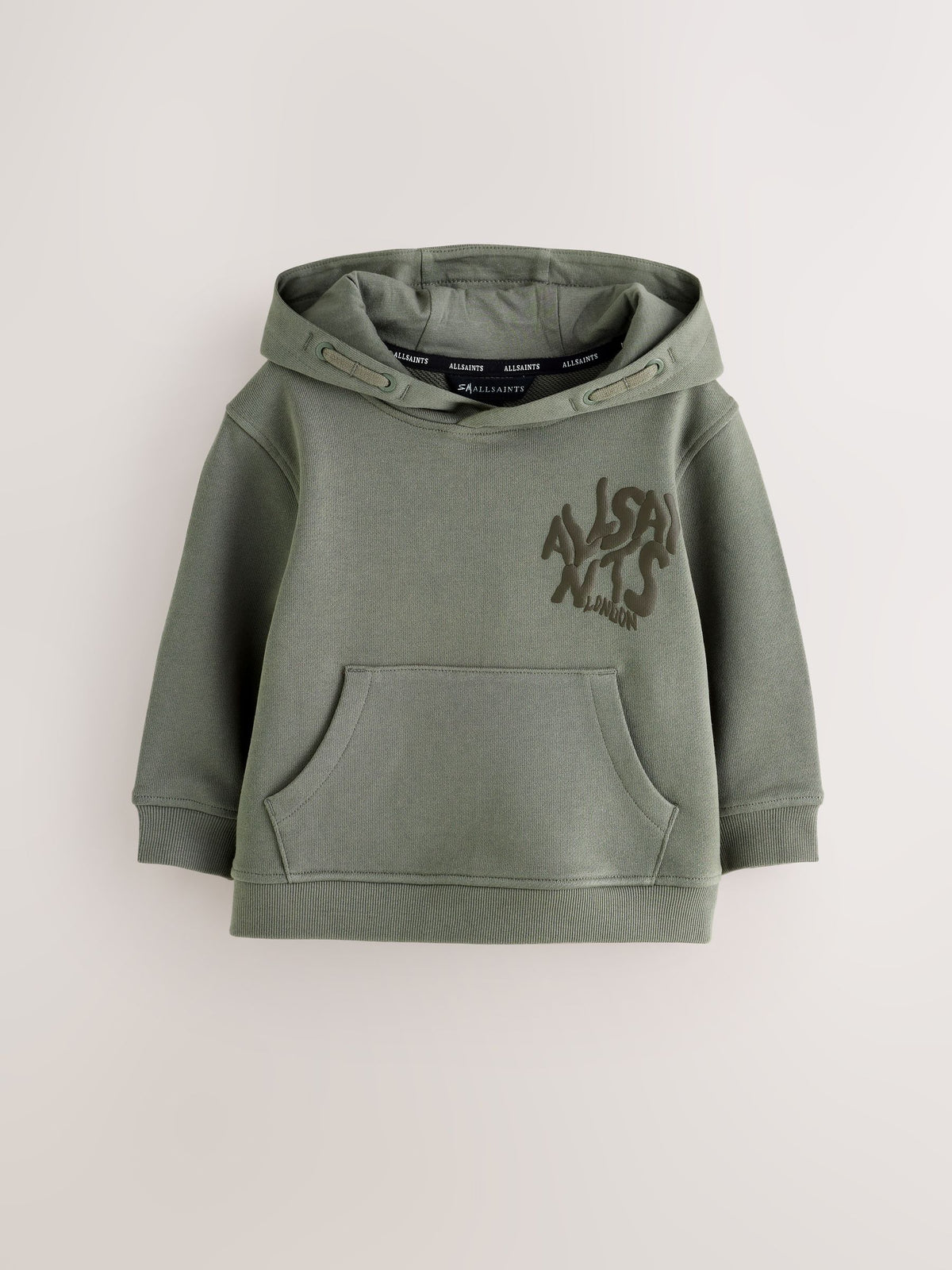 smALLSAINTS Green Orlando Oversized Pullover Hoodie