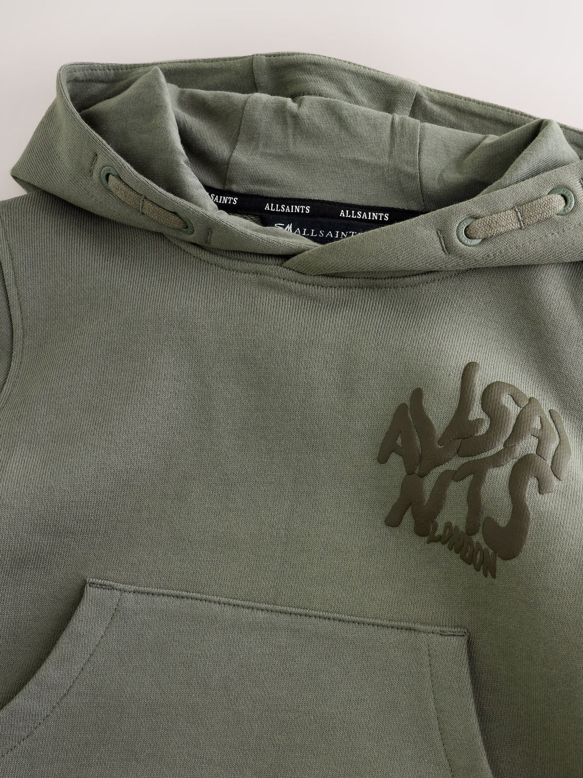 smALLSAINTS Green Orlando Oversized Pullover Hoodie