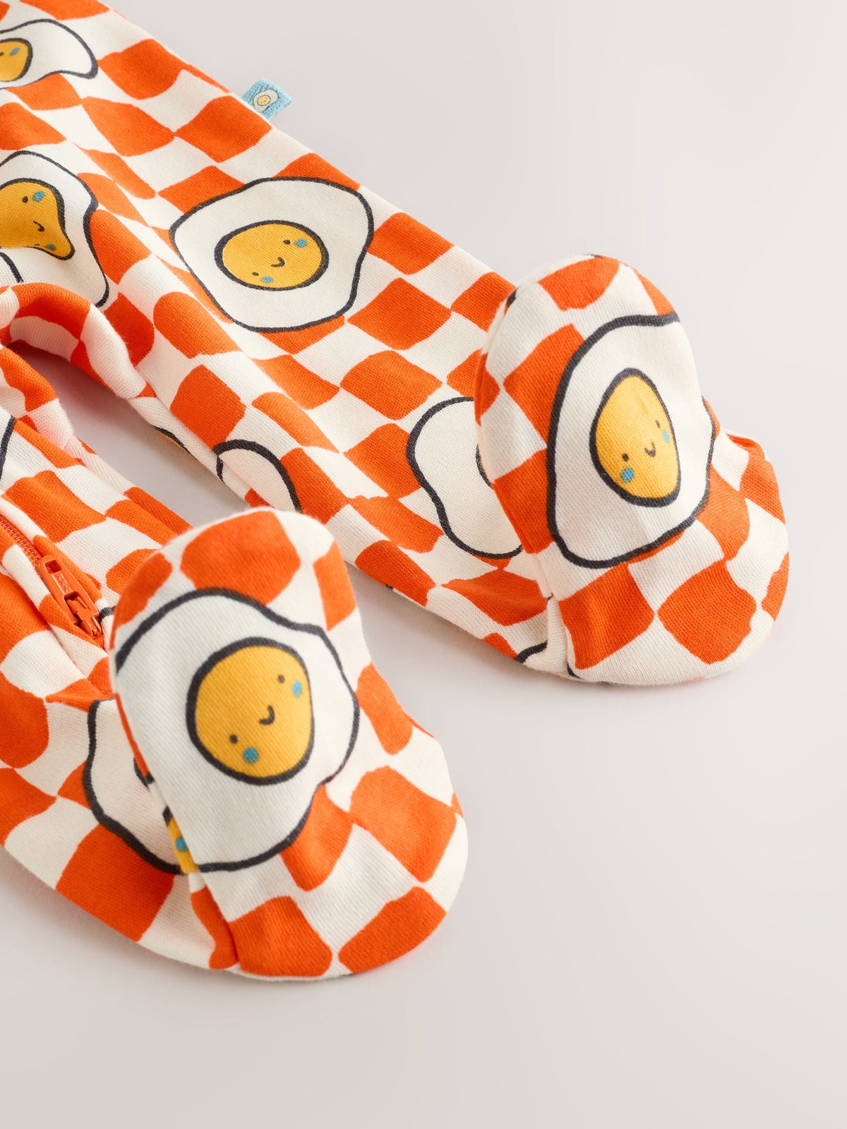 Blue/Orange Brunch Baby Sleepsuits 3 Pack (0mths-2yrs)