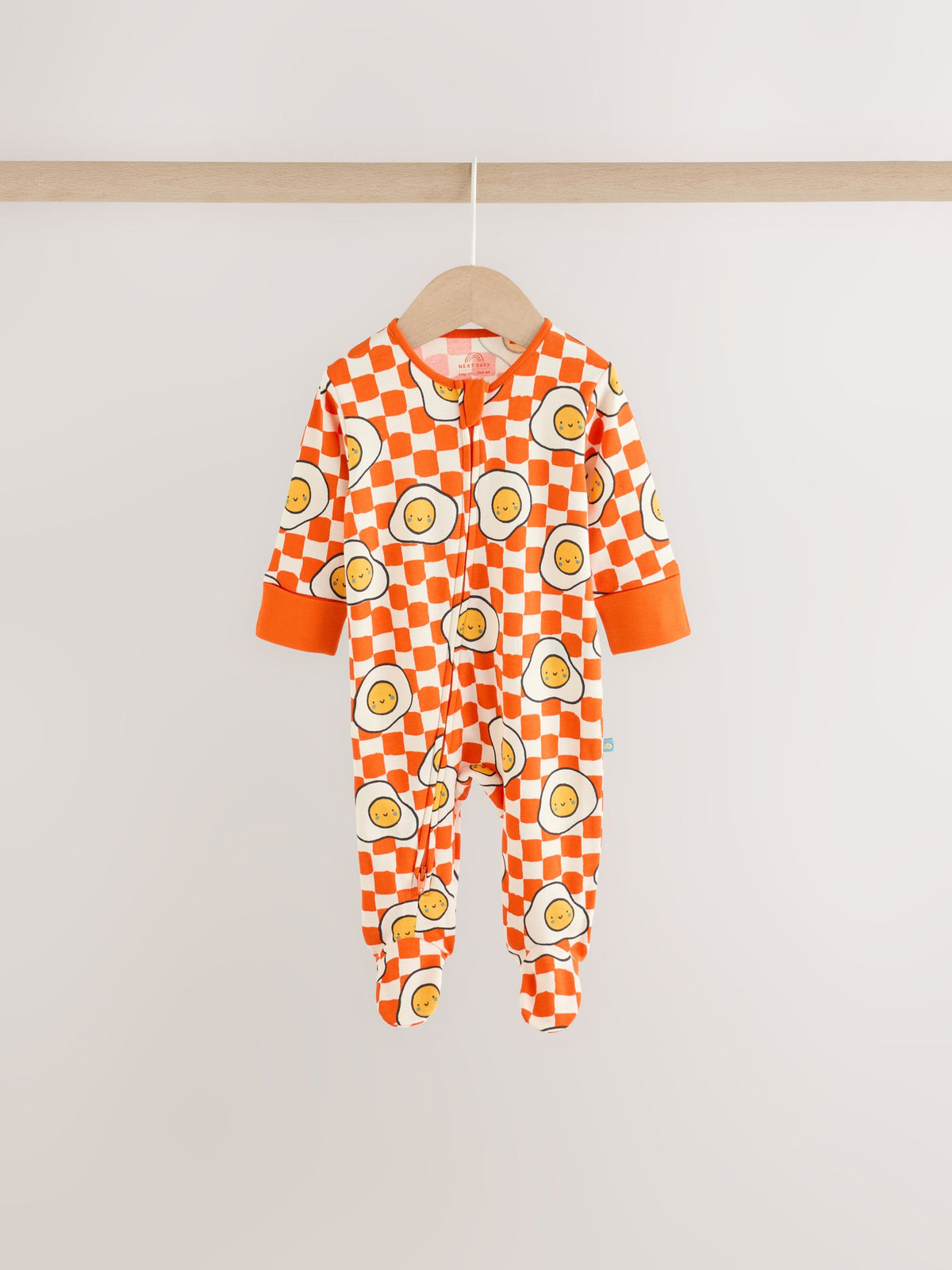 Blue/Orange Brunch Baby Sleepsuits 3 Pack (0mths-2yrs)