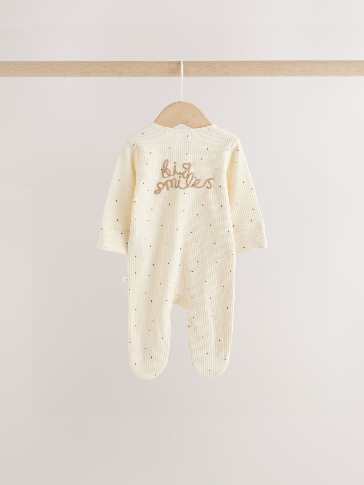 Neutral Milk Club 3 Pack Two Way Zip Baby Sleepsuit (0-2yrs)