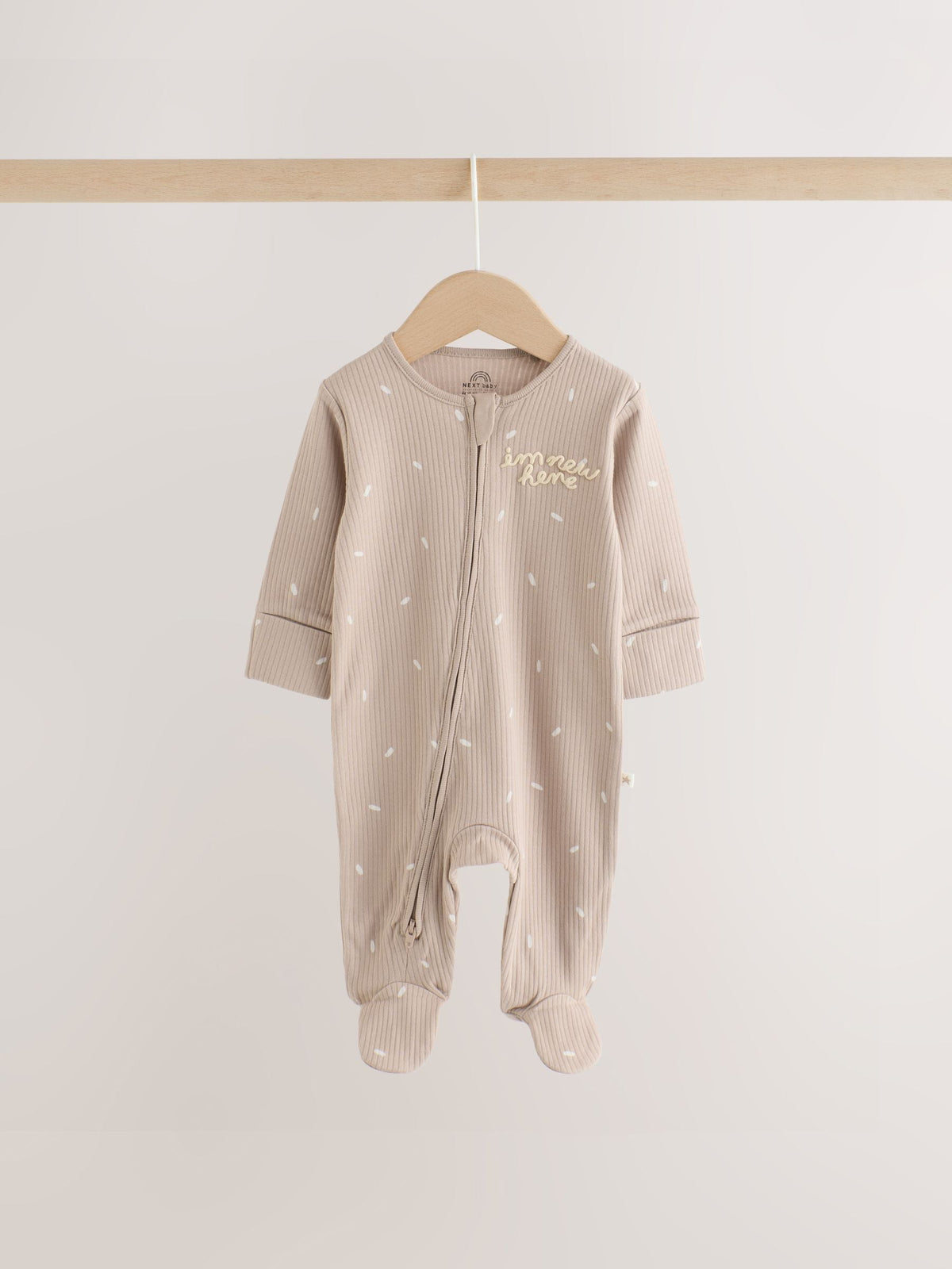 Neutral Milk Club Two Way Zip Sleepsuits 3 Pack (0-2yrs)