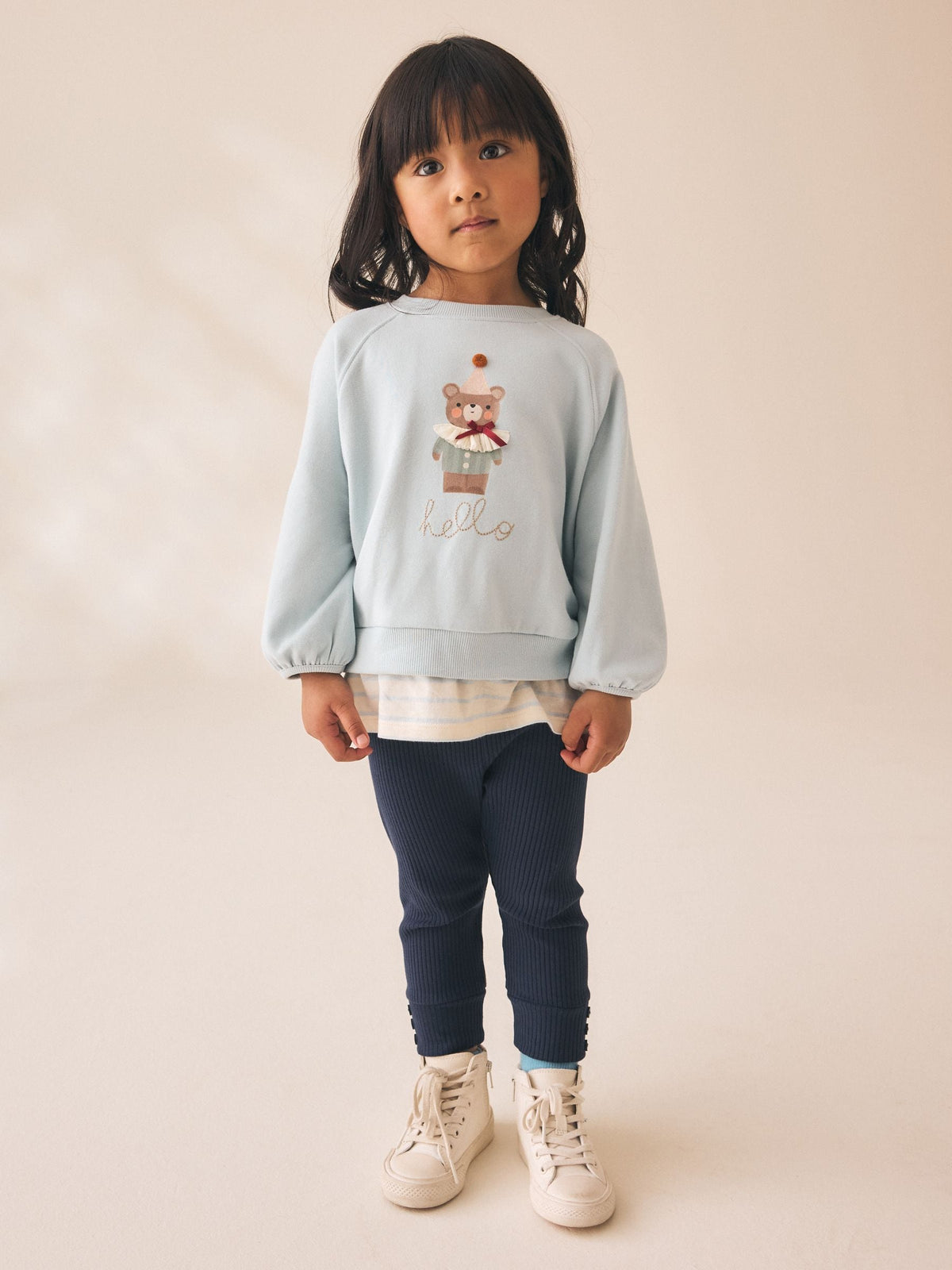 Blue Bear Sweatshirt and Leggings Set (3mths-7yrs)