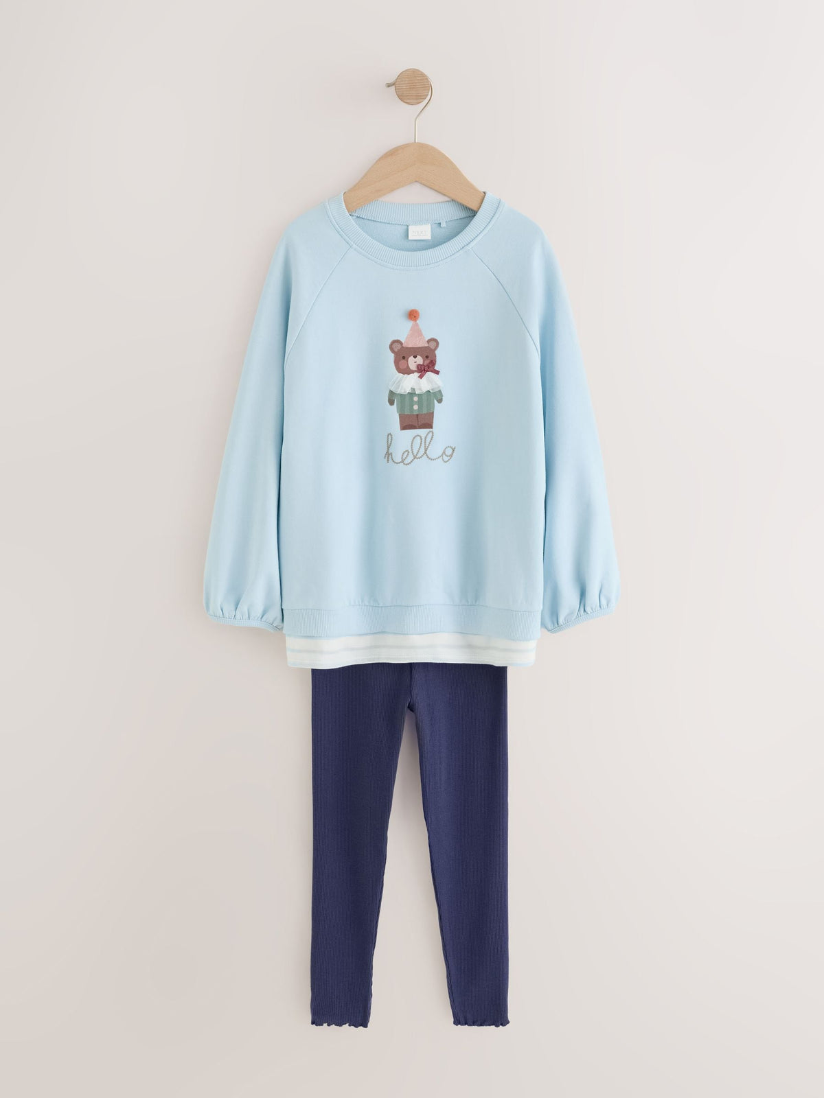 Blue Bear Sweatshirt and Leggings Set (3mths-7yrs)