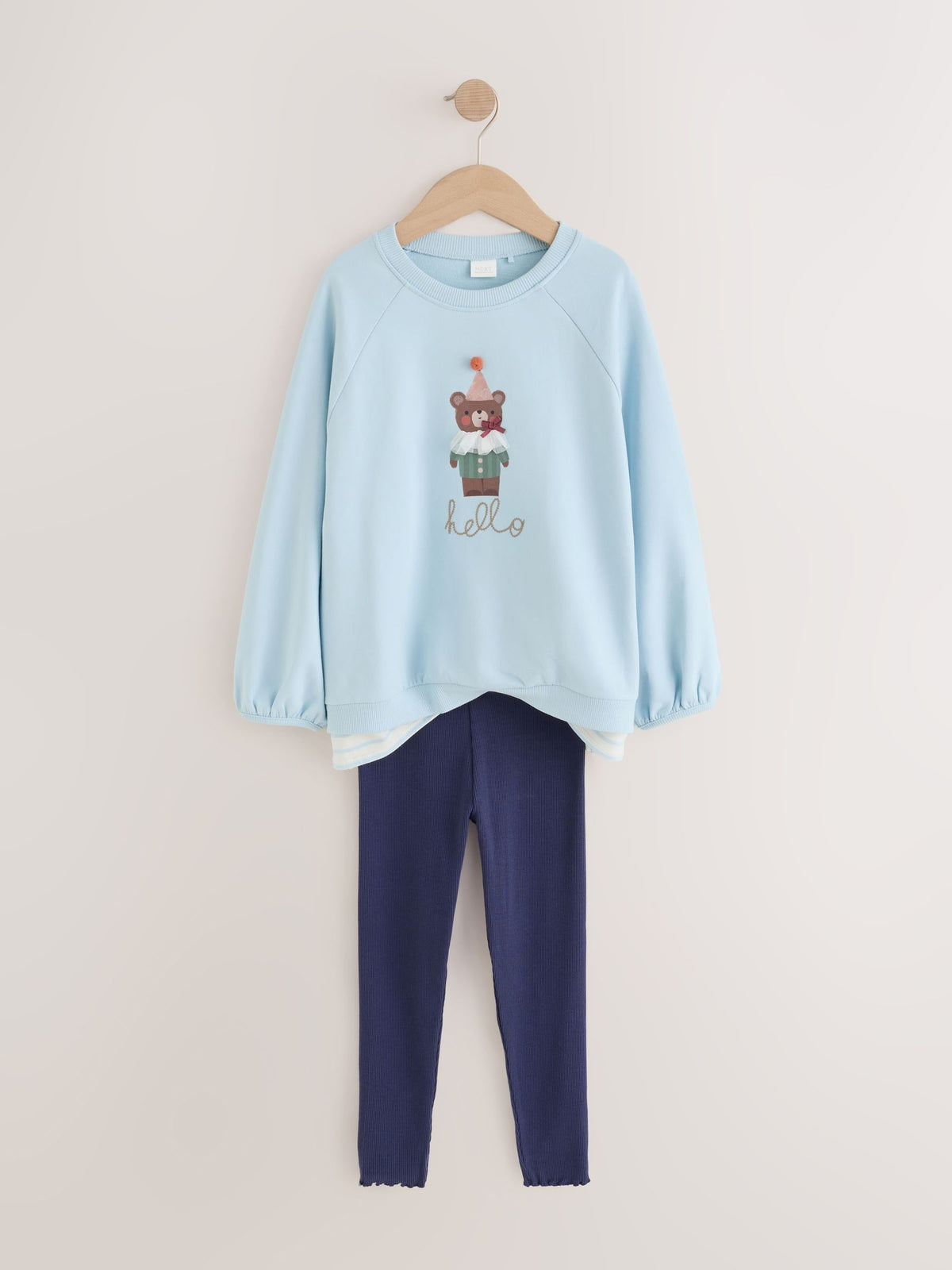 Blue Bear Sweatshirt and Leggings Set (3mths-7yrs)