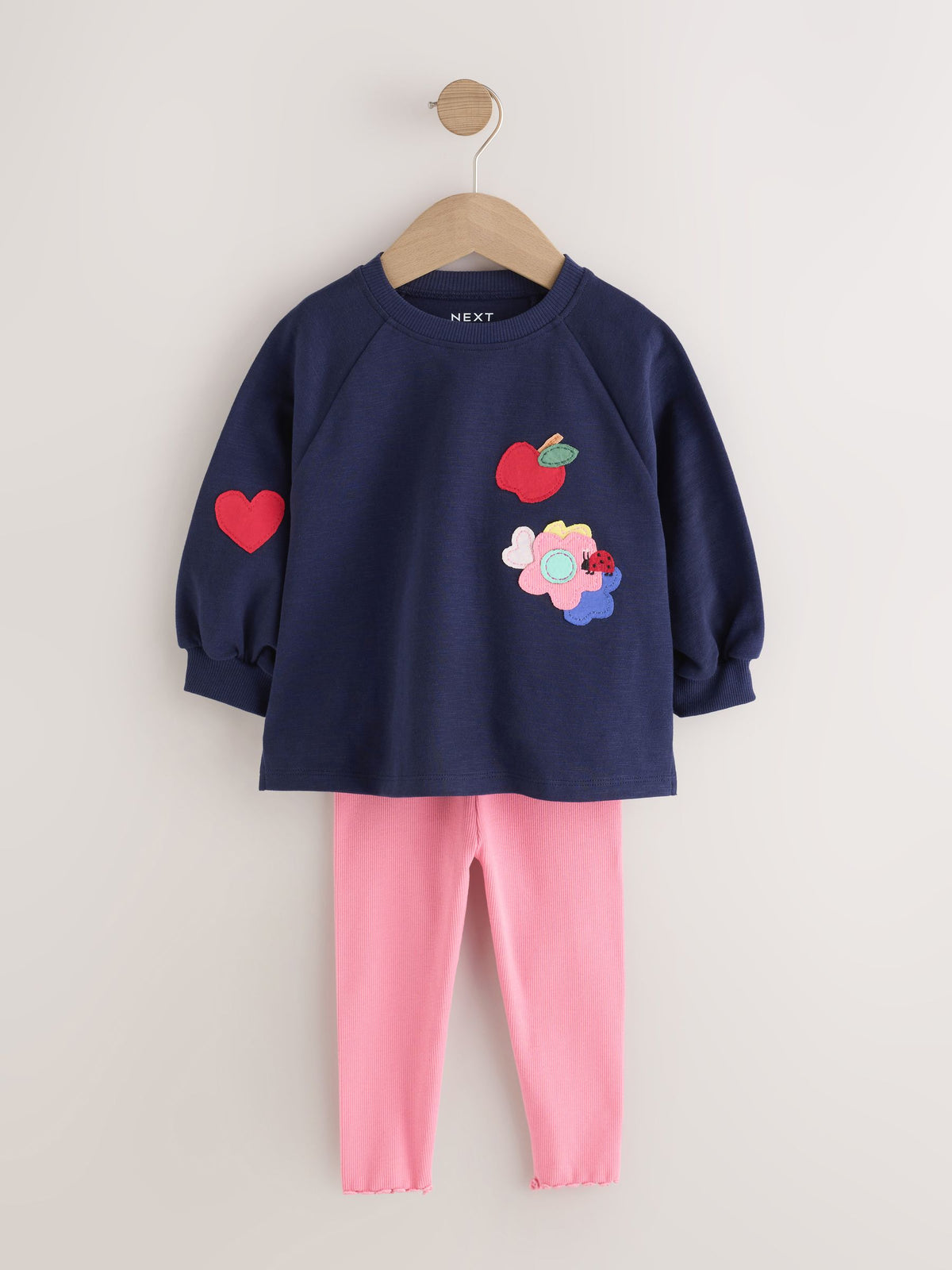 Navy Dog Long Sleeve Top and Leggings Set (3mths-7yrs)