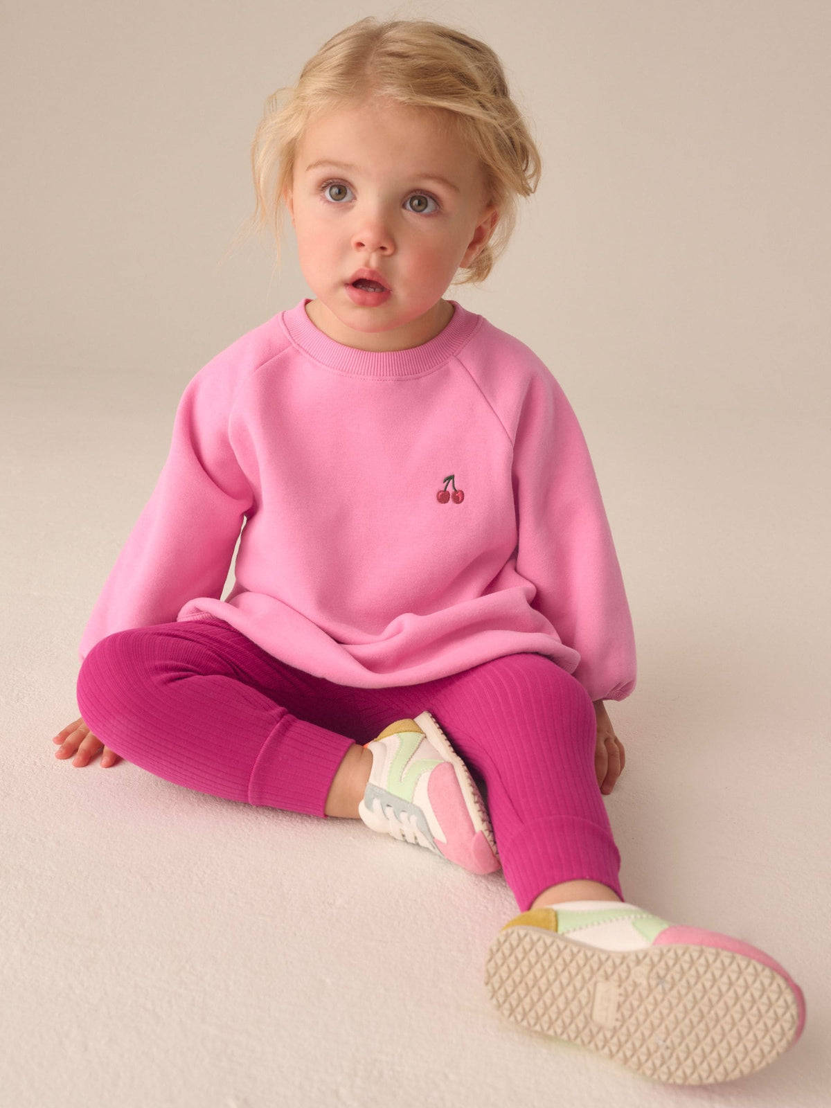 Bright Pink Sweatshirt and Leggings Set (3mths-7yrs)