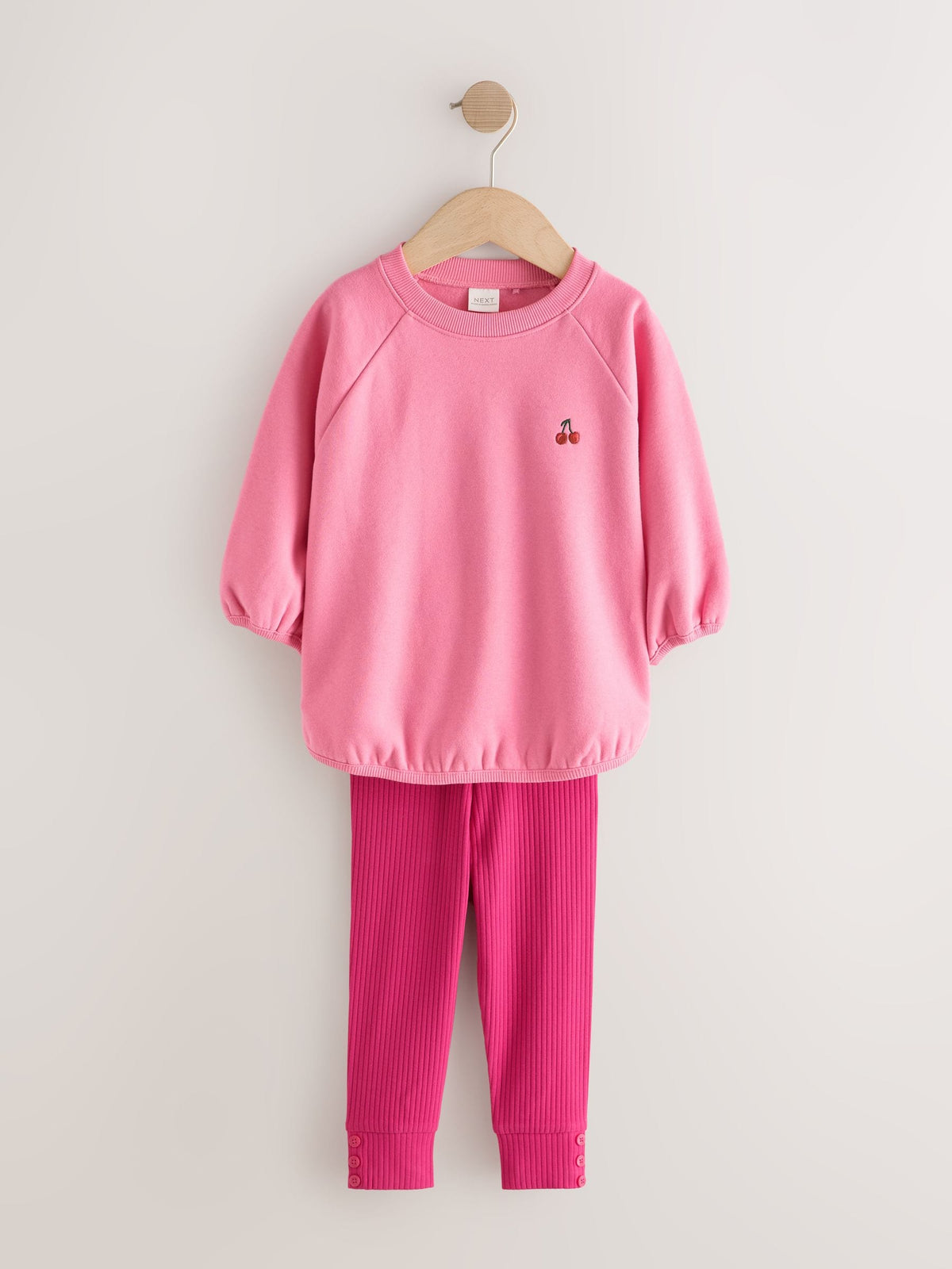 Bright Pink Sweatshirt and Leggings Set (3mths-7yrs)