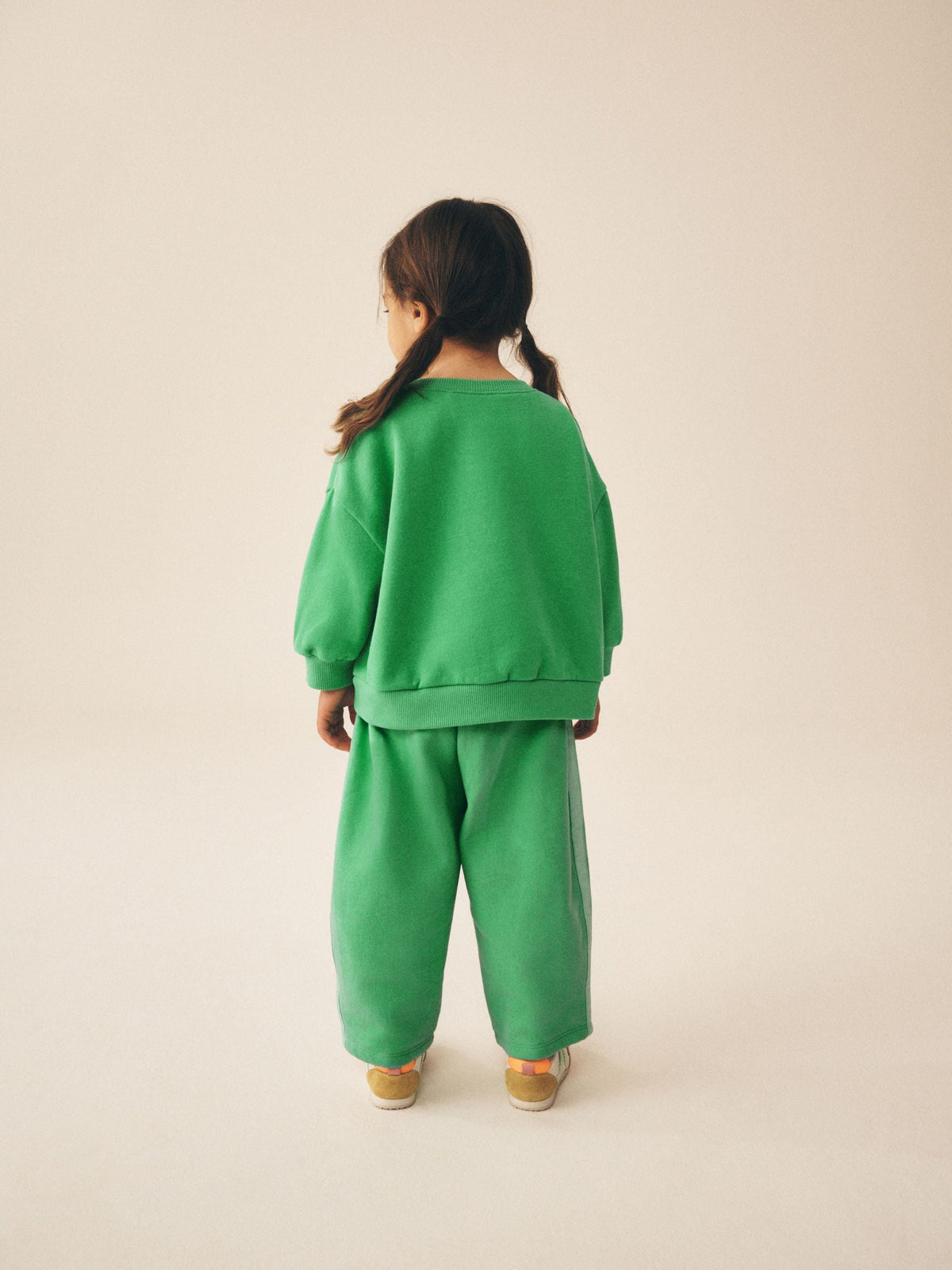 Green Play Crew Neck Sweatshirt and Barrel Trousers Set (3mths-7yrs)
