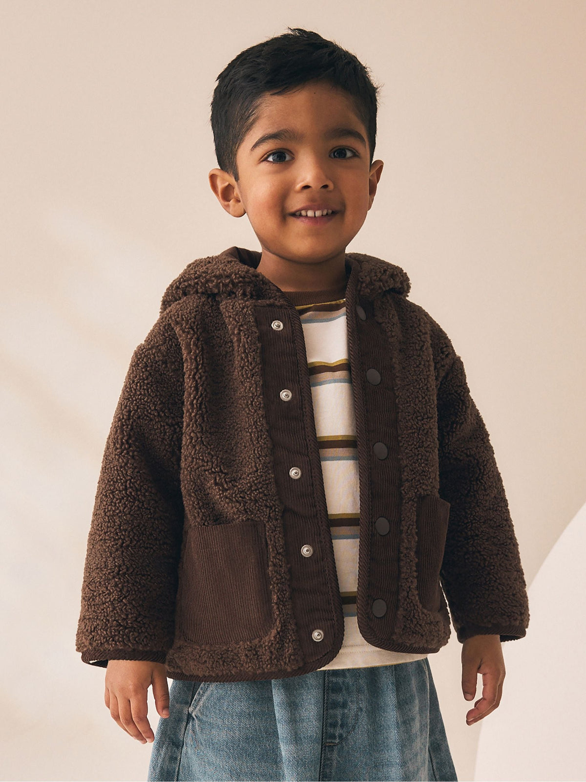 Chocolate Brown Hooded Fleece (3mths-7yrs)