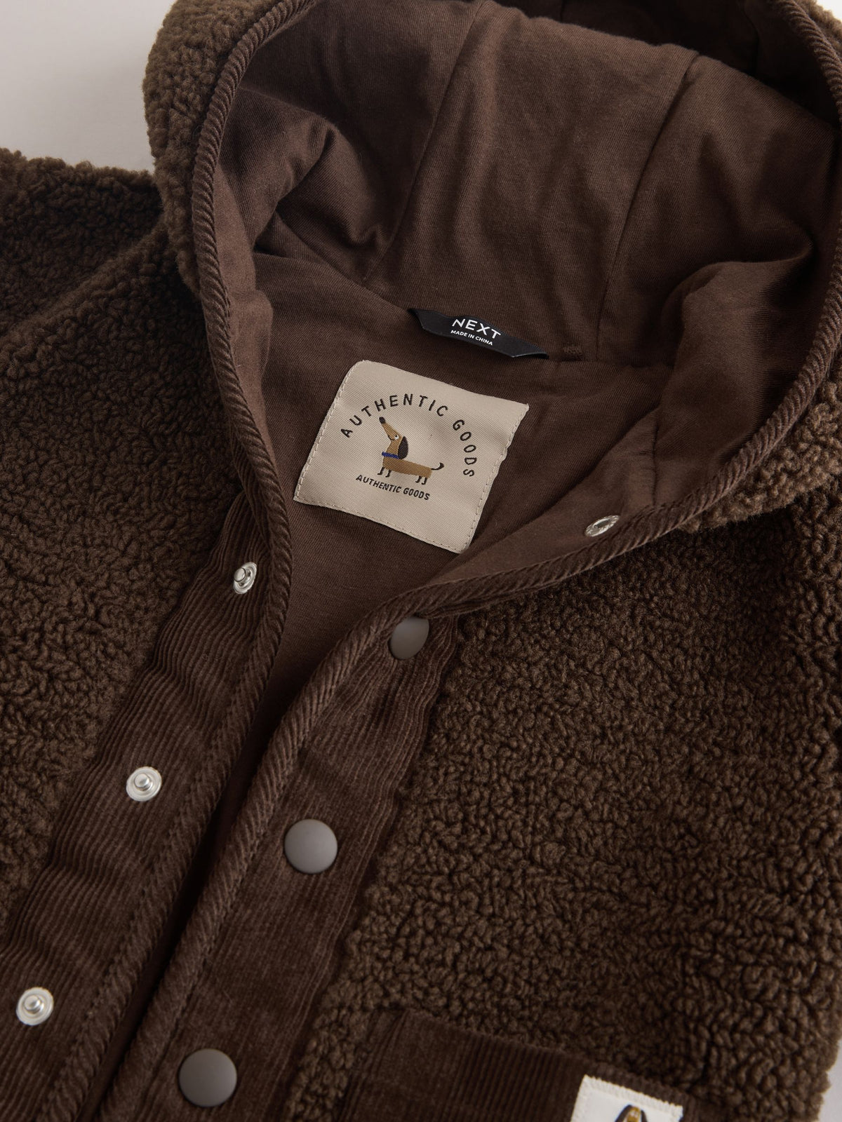 Chocolate Brown Hooded Fleece (3mths-7yrs)