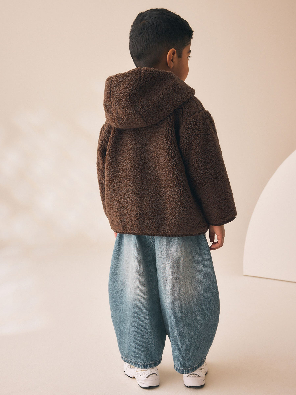 Chocolate Brown Hooded Fleece (3mths-7yrs)