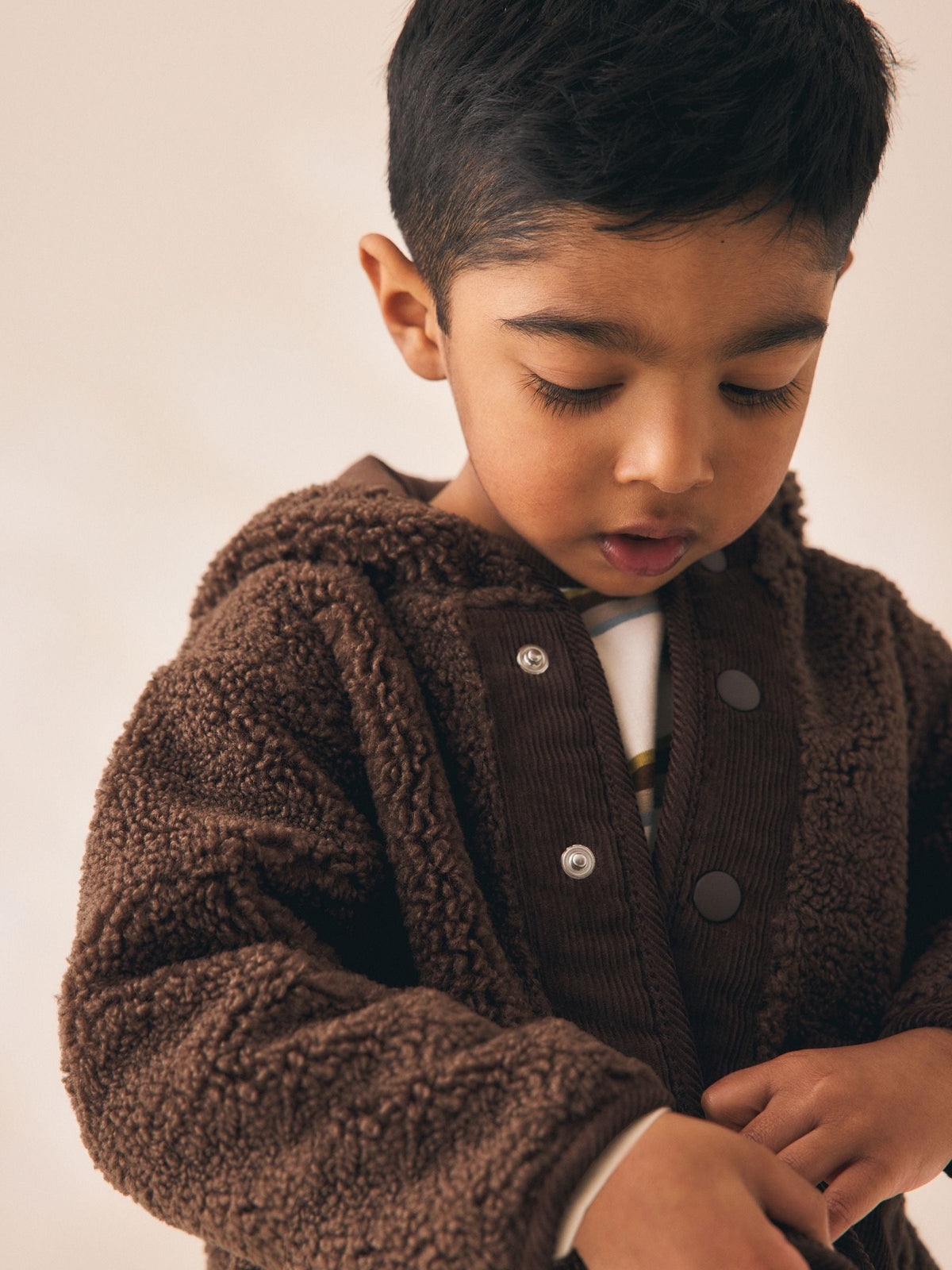 Chocolate Brown Hooded Fleece (3mths-7yrs)