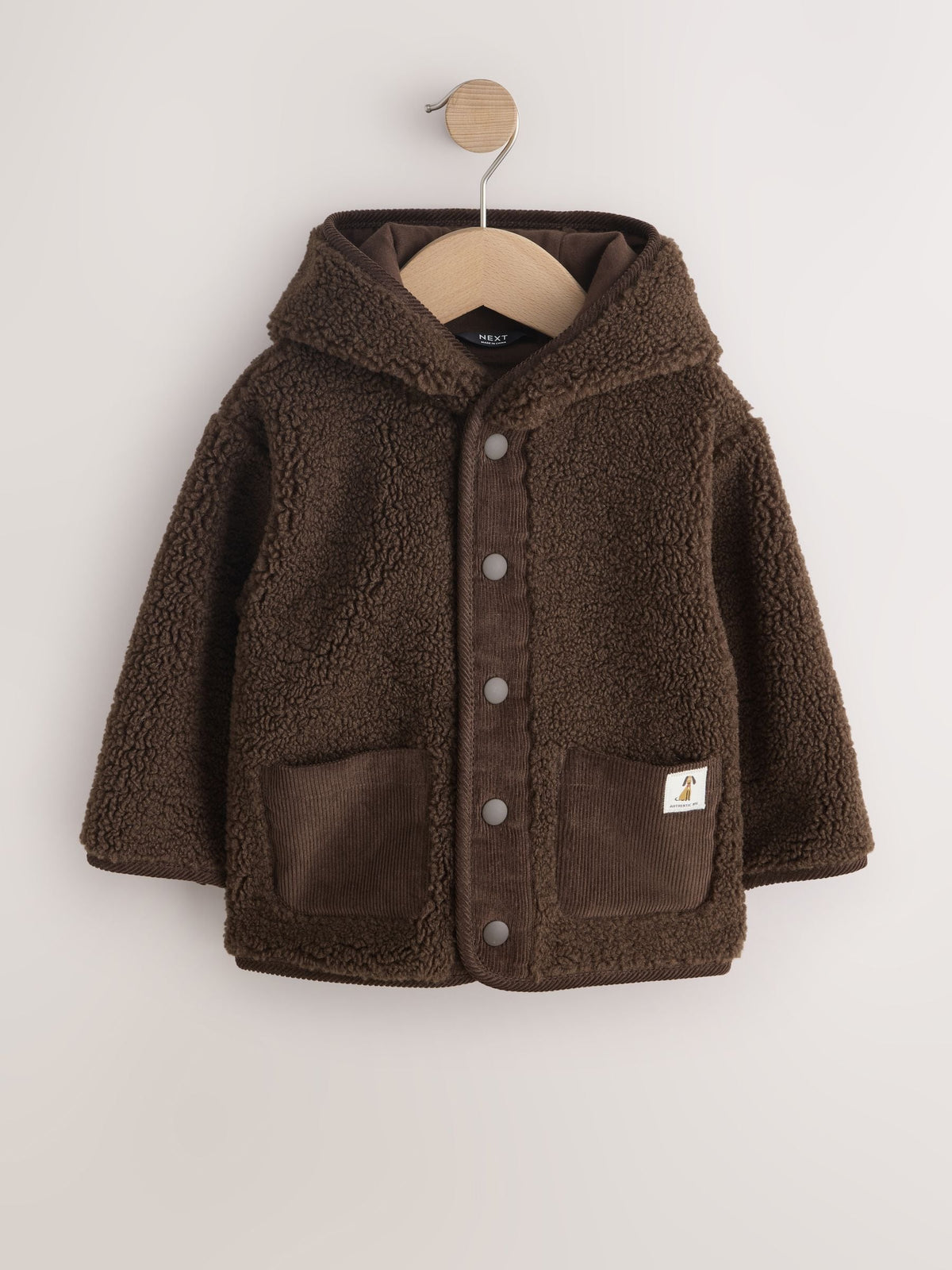 Chocolate Brown Hooded Fleece (3mths-7yrs)