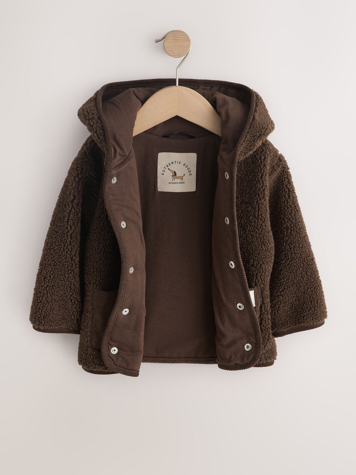 Chocolate Brown Hooded Fleece (3mths-7yrs)