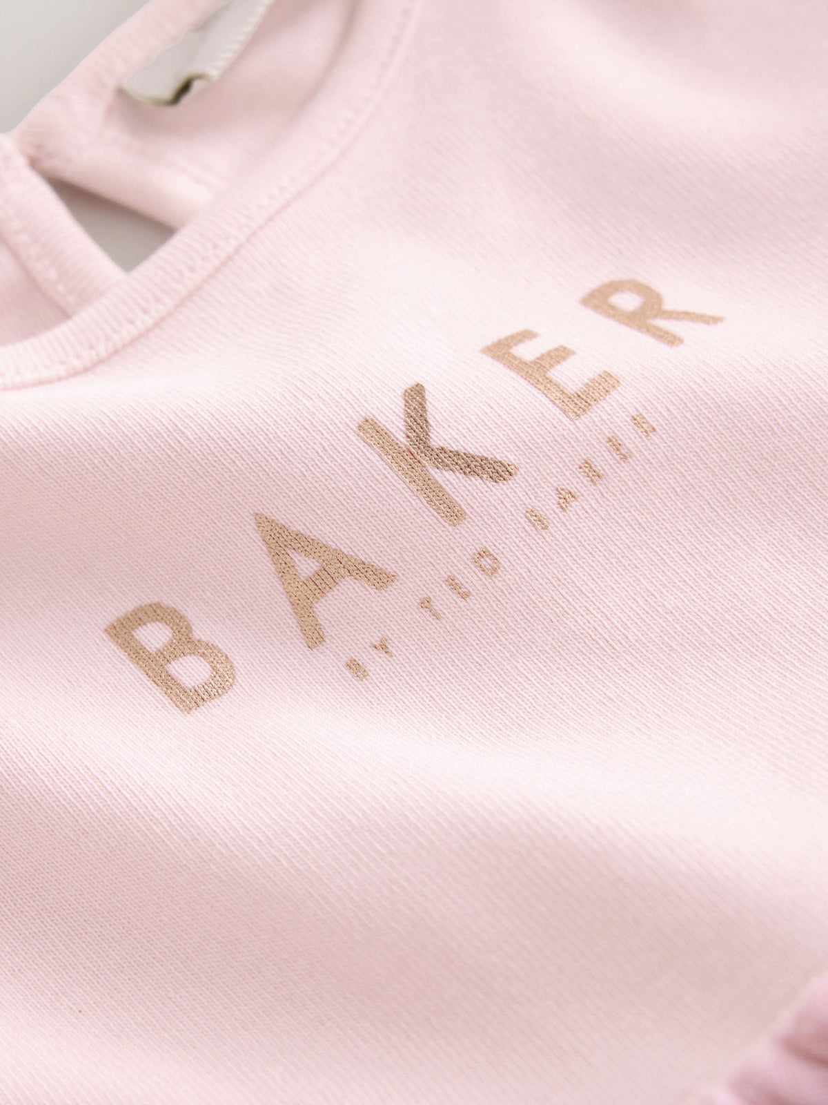 Baker by Ted Baker Pink Floral Tiered Mesh Mockable Dress
