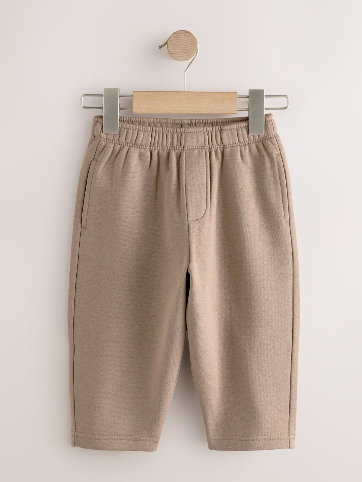 Brown/Grey Wide Joggers 3 Pack (3mths-7yrs)