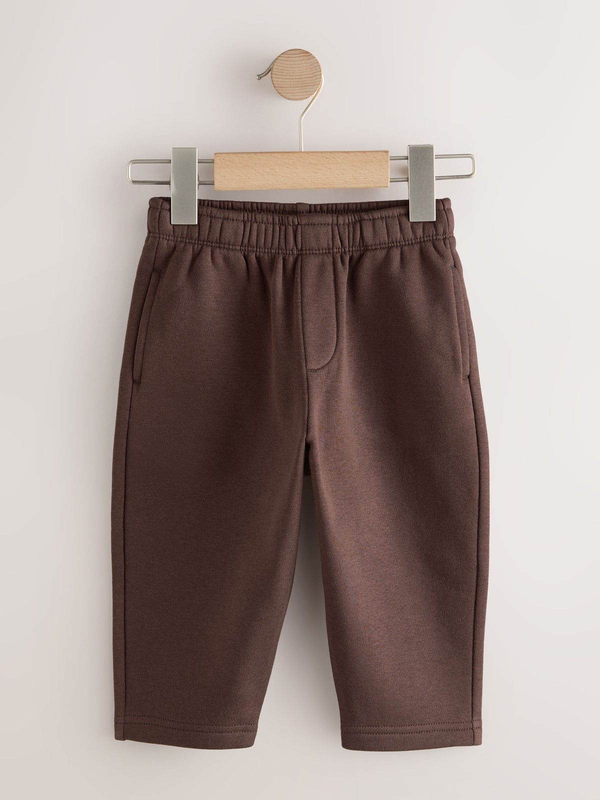 Brown/Grey Wide Joggers 3 Pack (3mths-7yrs)