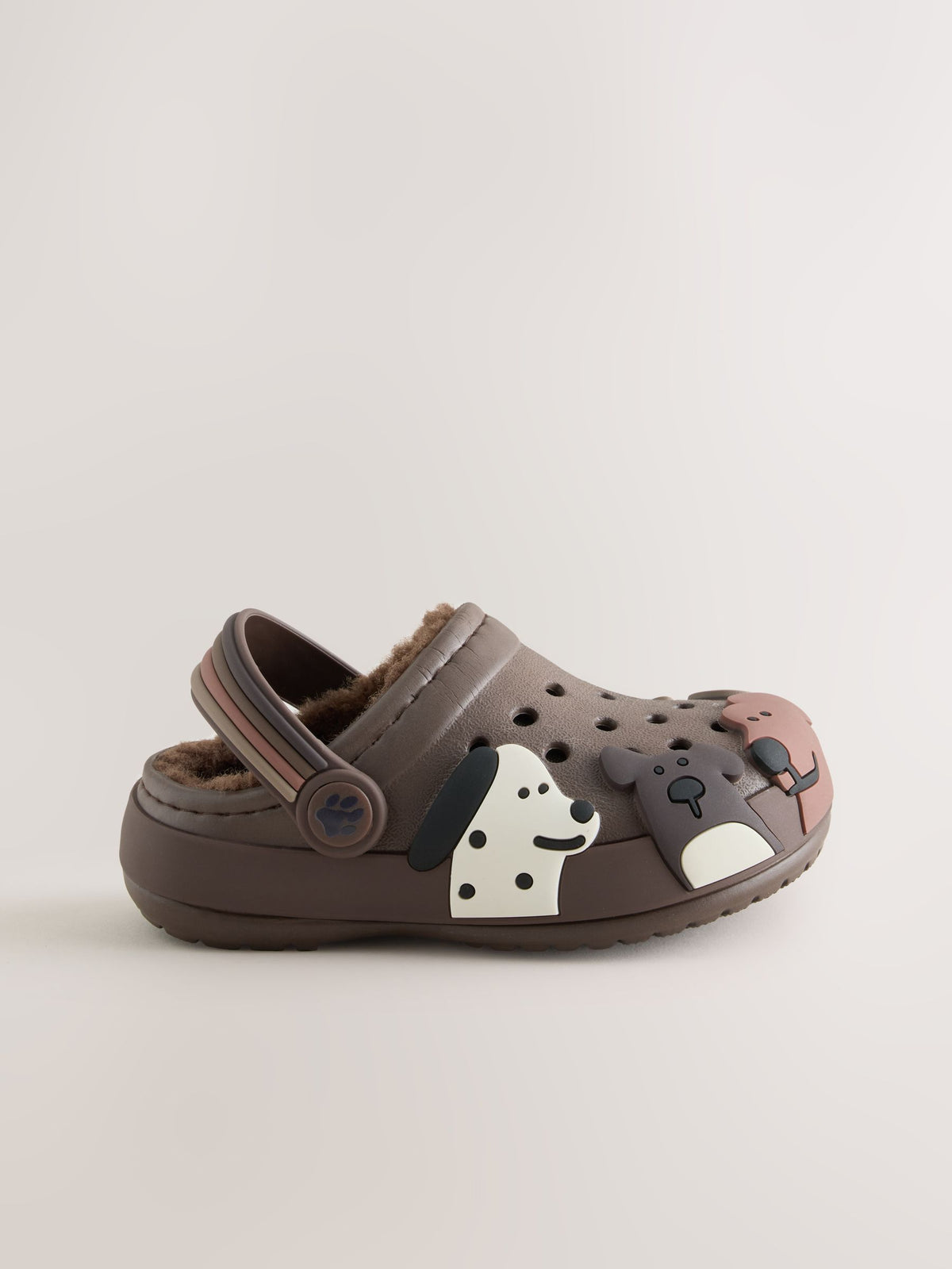 Brown Dog Warm Lined Slipper Clogs