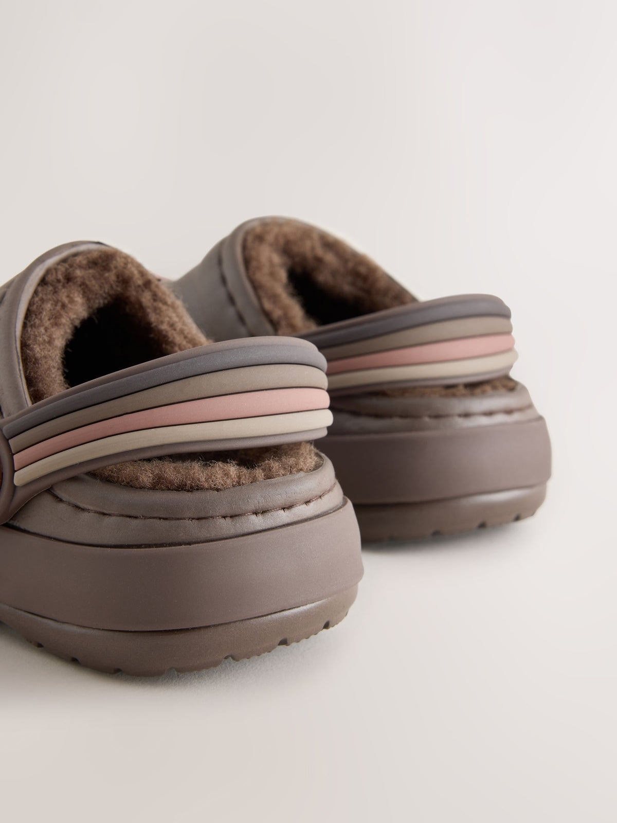 Brown Dog Warm Lined Slipper Clogs