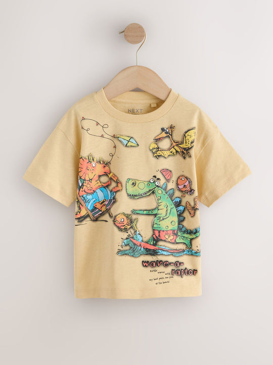 Multi Long Sleeve Graphic Print T-Shirts 3 Pack (3mths-7yrs)