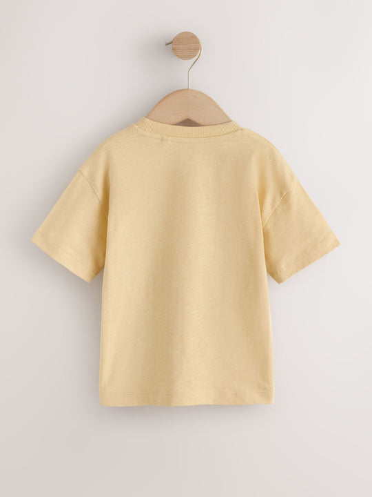 Multi Long Sleeve Graphic Print T-Shirts 3 Pack (3mths-7yrs)