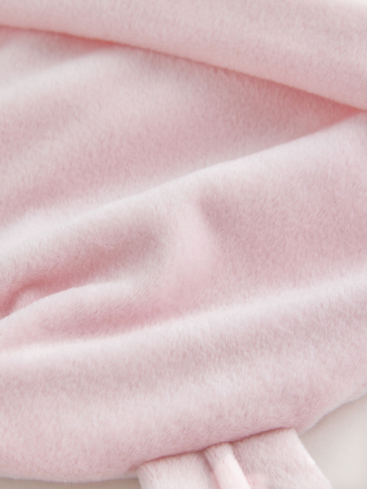 Pink/White Velour Baby Beanies 2 Pack (0-12mths)
