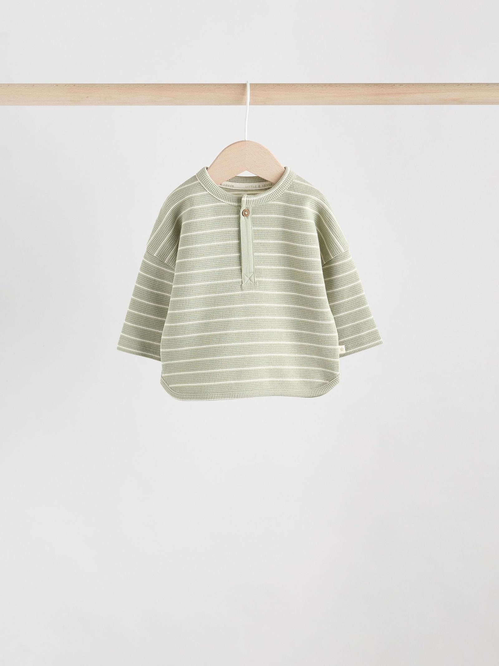 Green/Blue/Brown Stripe Baby Top & Leggings 6 Piece Set (0mths-3yrs)