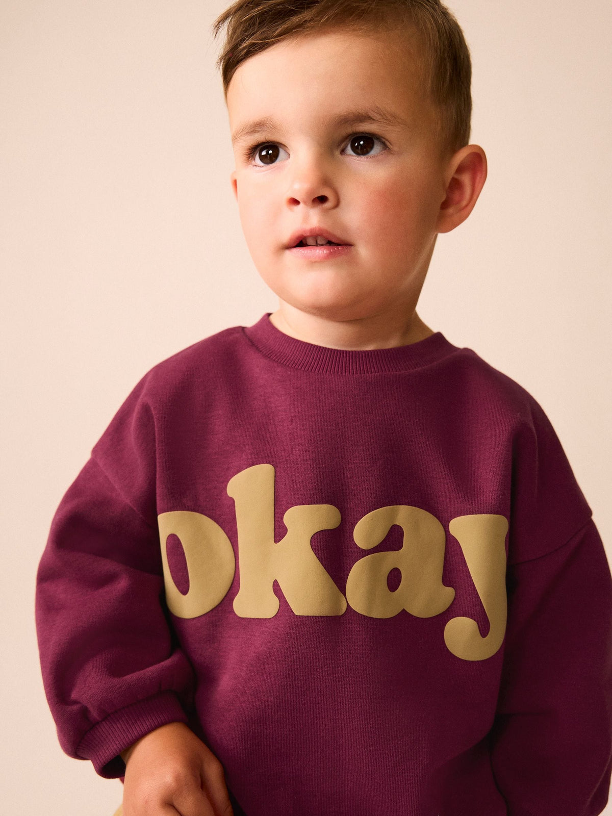Red Crew Neck Joggers Set (3mths-7yrs)