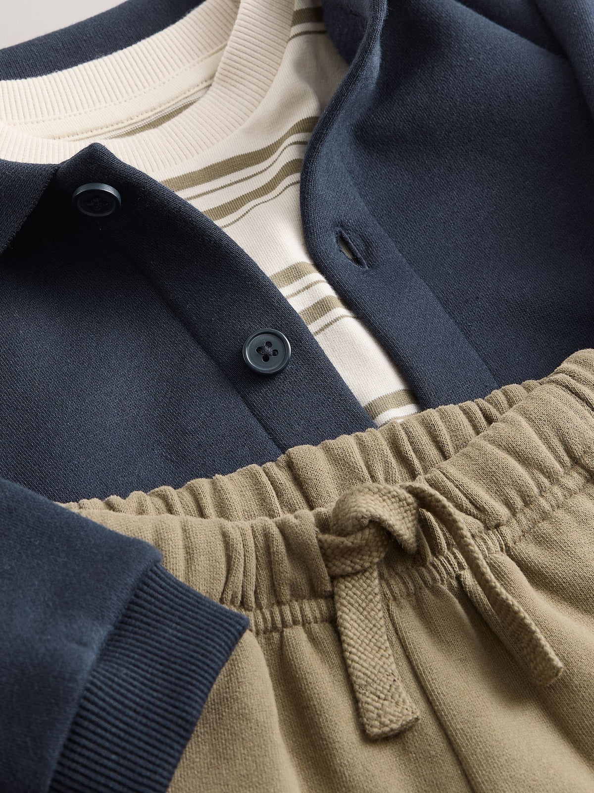 Dark Navy Smart Jacket Top & Trousers Set 3 Piece (3mths-7yrs)