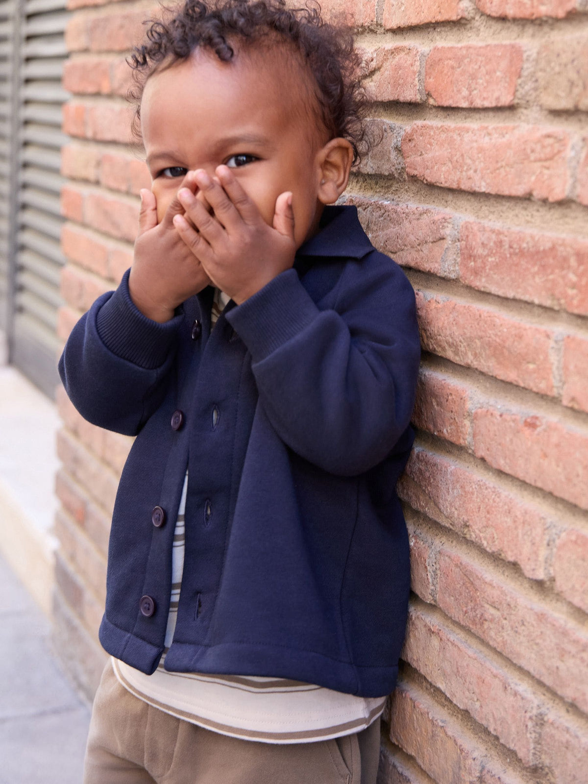 Dark Navy Smart Jacket Top & Trousers Set 3 Piece (3mths-7yrs)