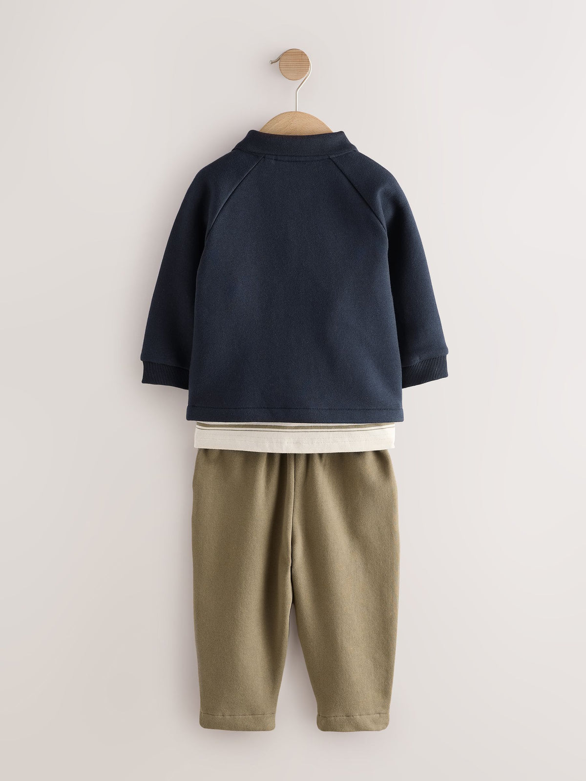 Dark Navy Smart Jacket Top & Trousers Set 3 Piece (3mths-7yrs)