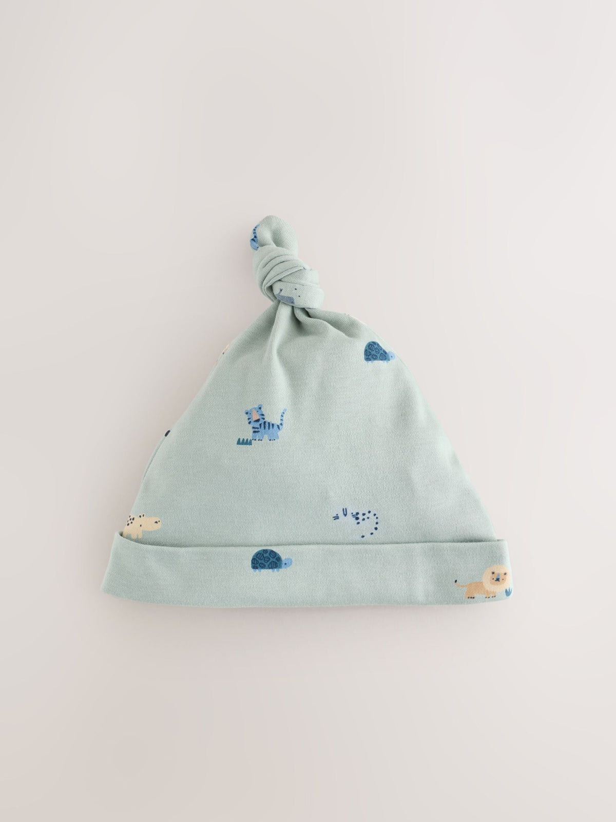 Blue Mini Character Baby Beanies 3 Pack (0-18mths)