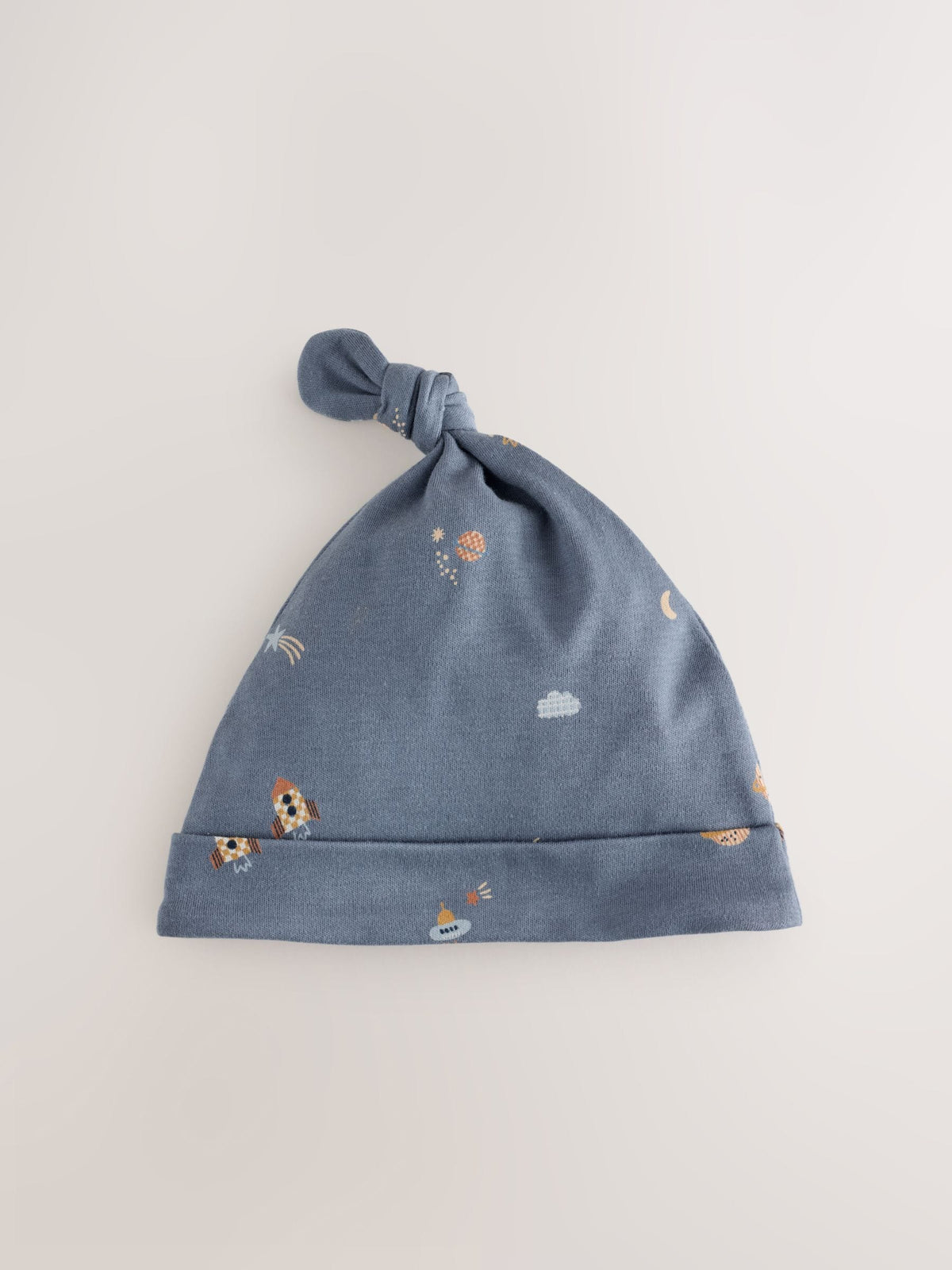 Blue Mini Character Baby Beanies 3 Pack (0-18mths)