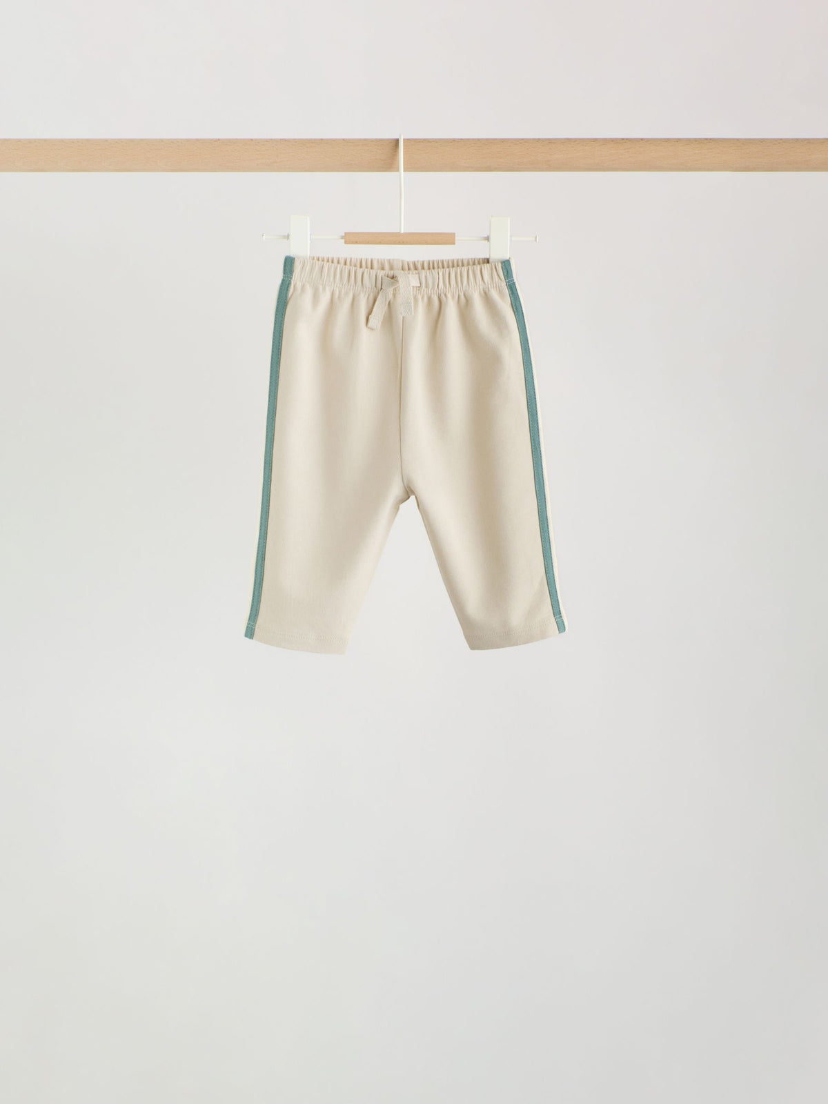 Blue/Brown/Cream Baby Straight Leg Joggers 3 Pack (0mths-2yrs)