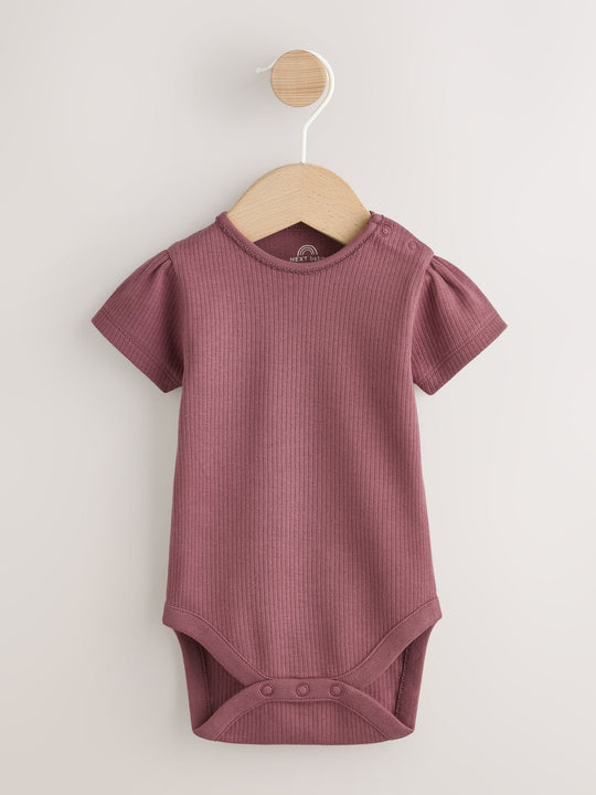 Burgundy/Ecru Spot Woven Baby Dungaree And Bodysuit 2 Piece Set (0mths-2yrs)