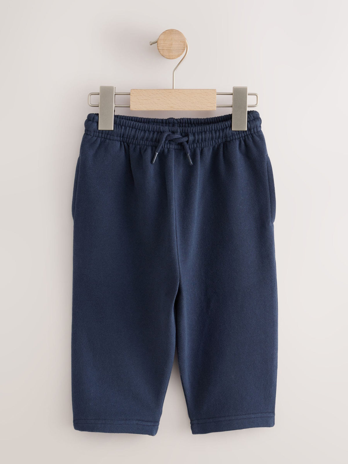Navy Wide Fit Soft Touch Jersey Joggers (3mths-7yrs)