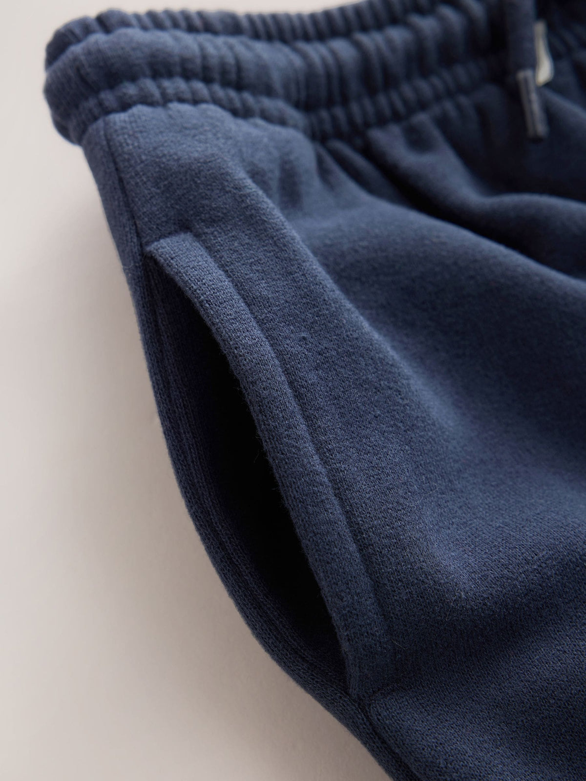 Navy Wide Fit Soft Touch Jersey Joggers (3mths-7yrs)