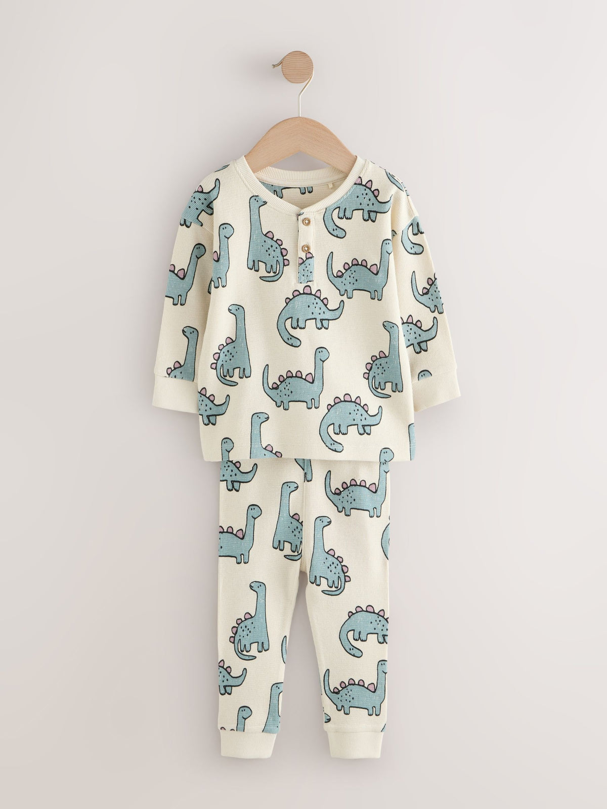 Charcoal/Blue All Over Stompy Animal Snuggle Pyjamas 3 Pack (9mths-10yrs)