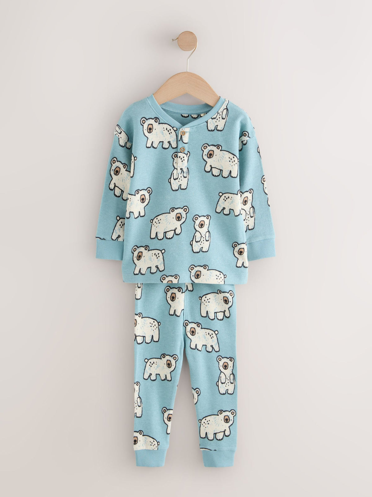 Charcoal/Blue All Over Stompy Animal Snuggle Pyjamas 3 Pack (9mths-10yrs)