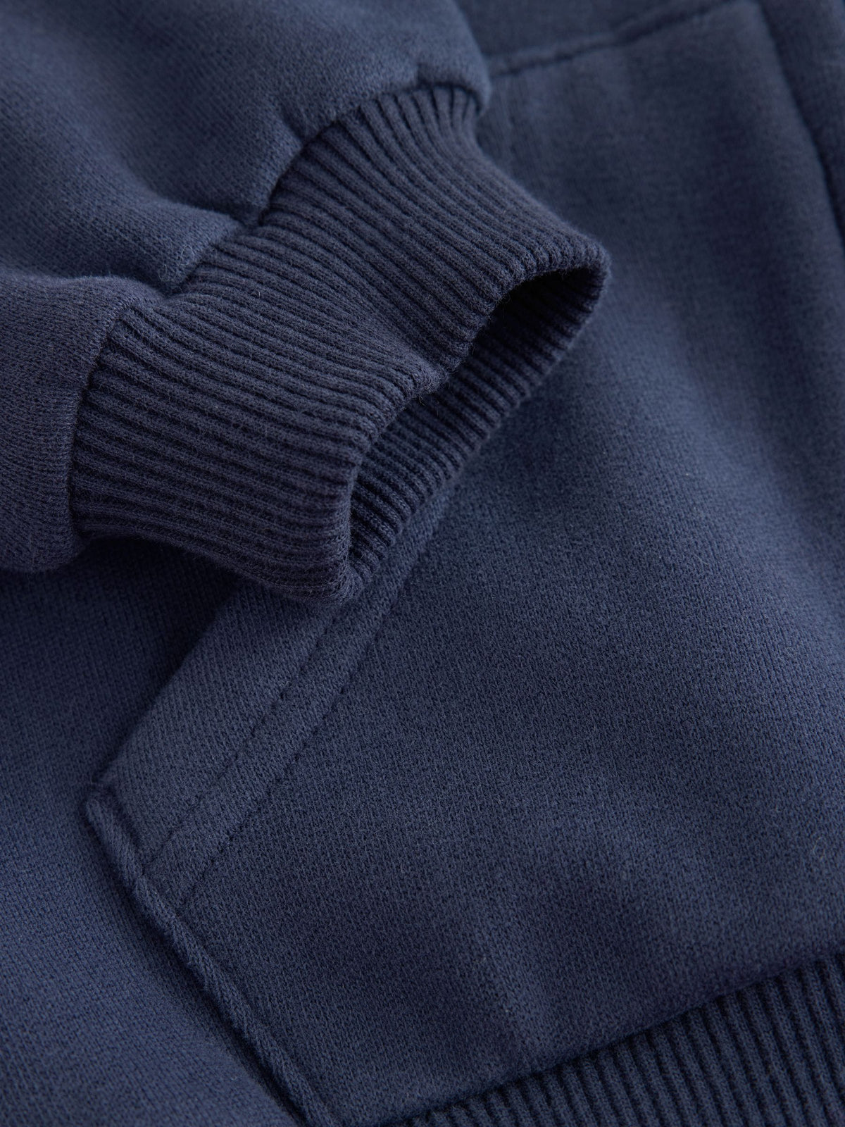 Navy Zip Up Hoodie (3mths-7yrs)