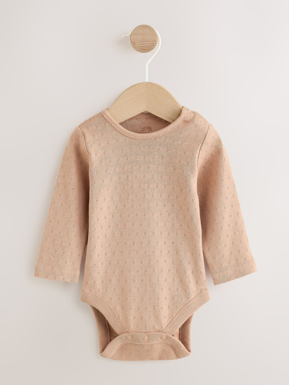 Ecru/Brown Spot Baby Long Sleeve Bodysuit Bubble Skirt And Tights Set 3 Piece (0mths-2yrs)