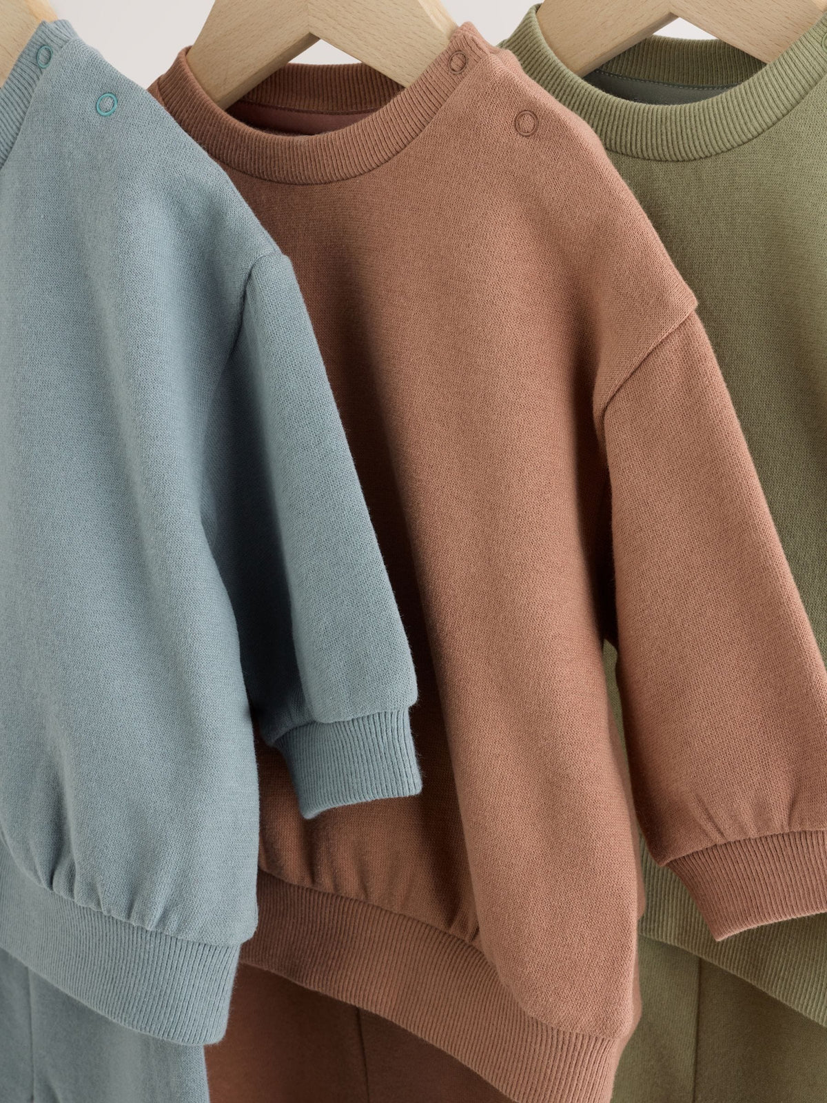 Brown/Blue/Green Sweater and Leggings Baby Set 6 Piece (0mths-2yrs)