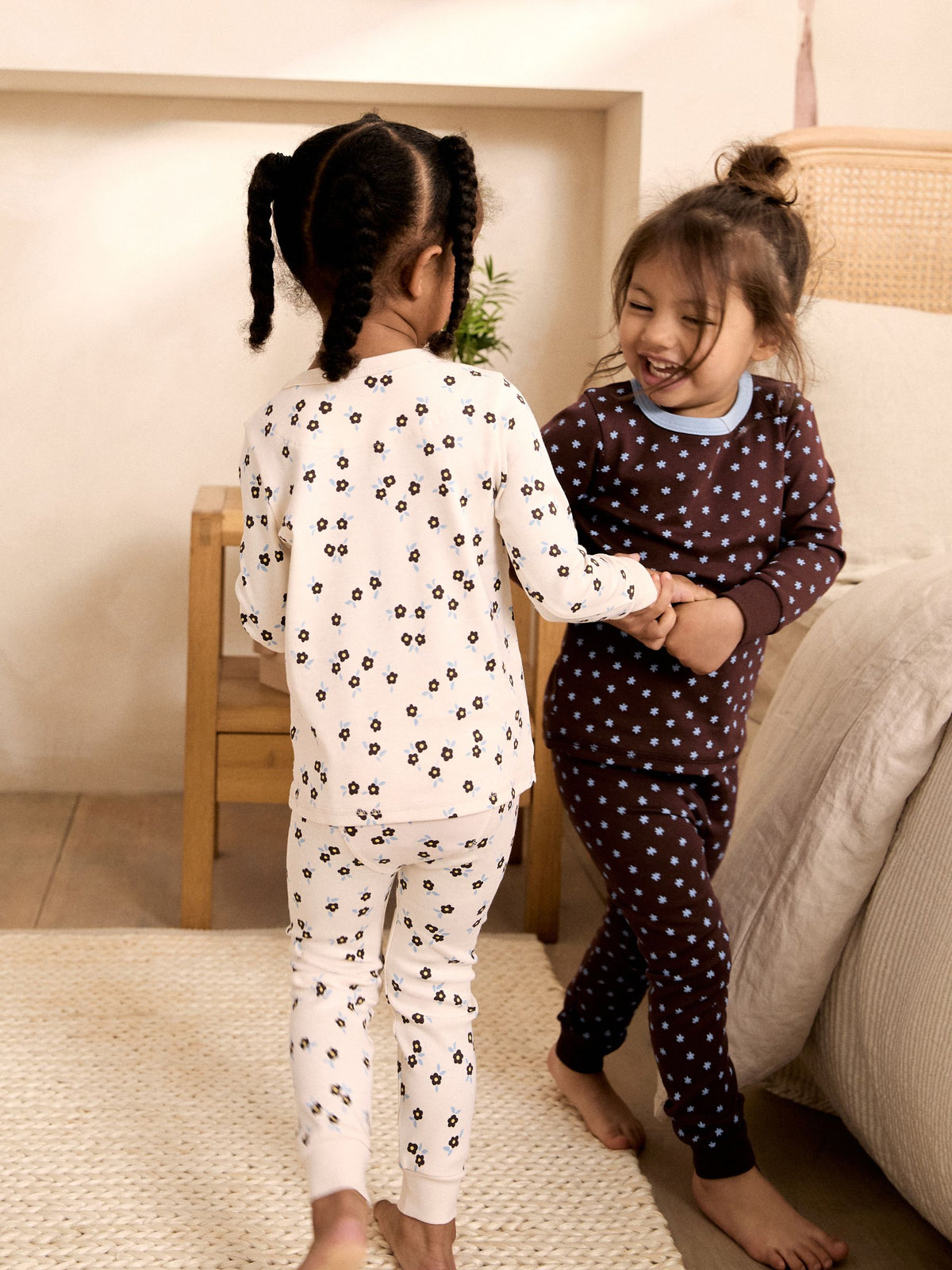 Blue/Brown Snuggle Pyjamas 3 Pack (9mths-12yrs)