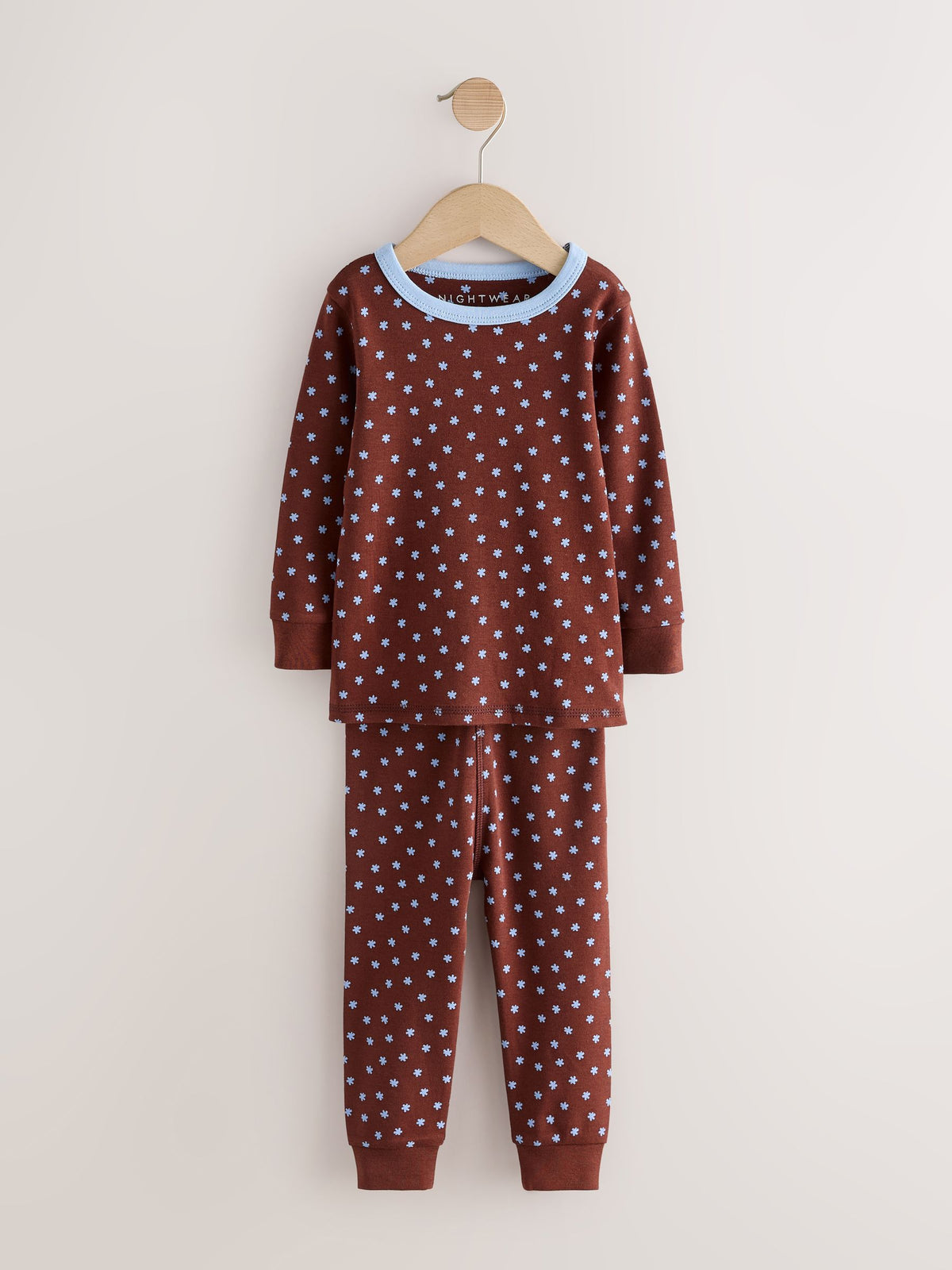 Blue/Brown Snuggle Pyjamas 3 Pack (9mths-12yrs)