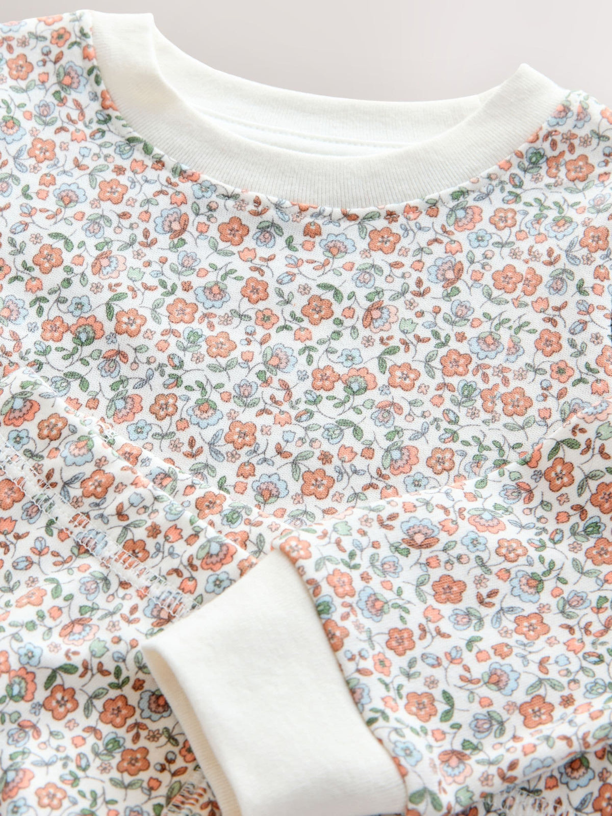 Ecru/Peach Snuggle Pyjamas 3 Pack (9mths-12yrs)