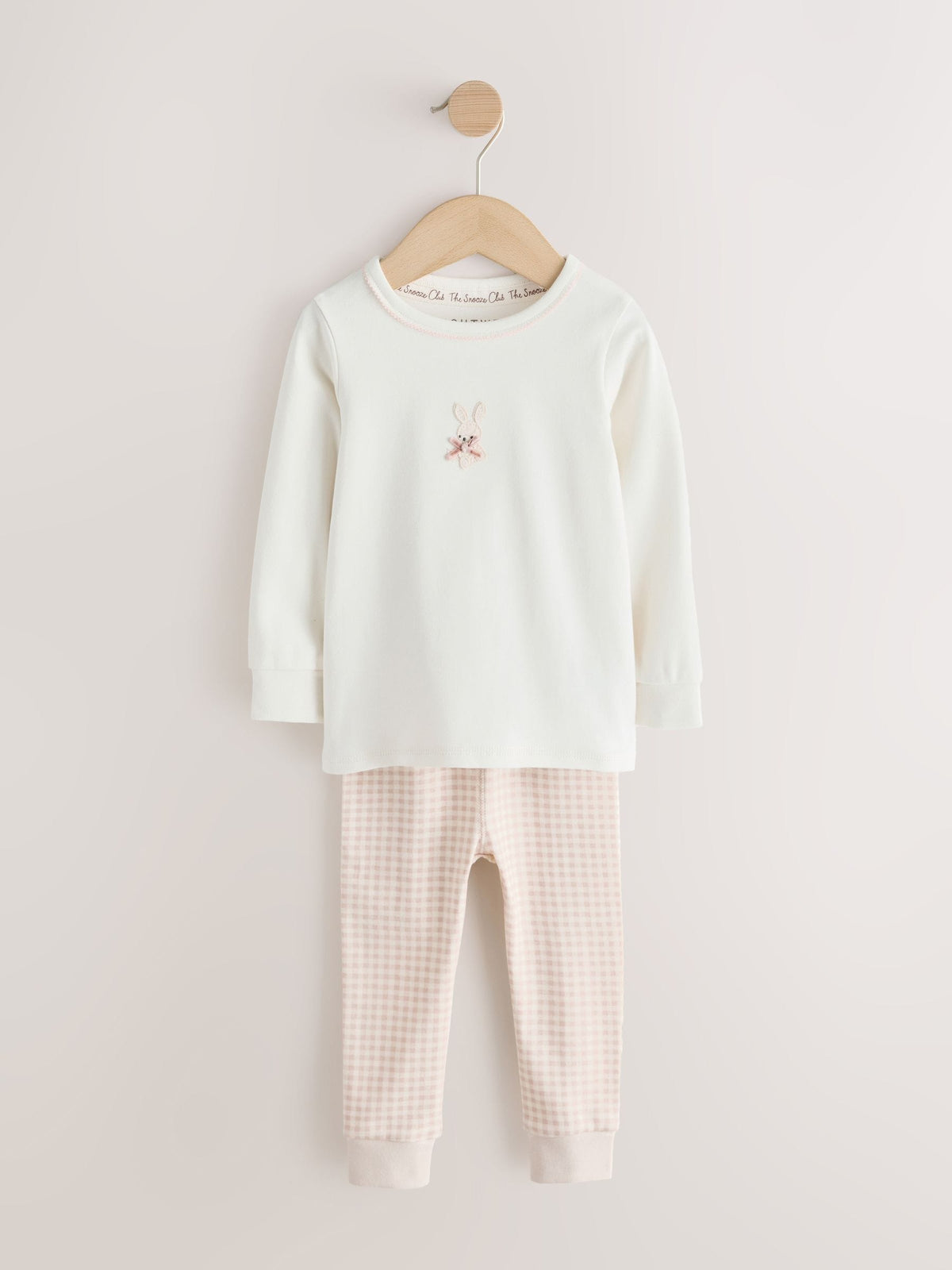 Neutral Bunny Print Snuggle Pyjamas 3 Pack (9mths-12yrs)