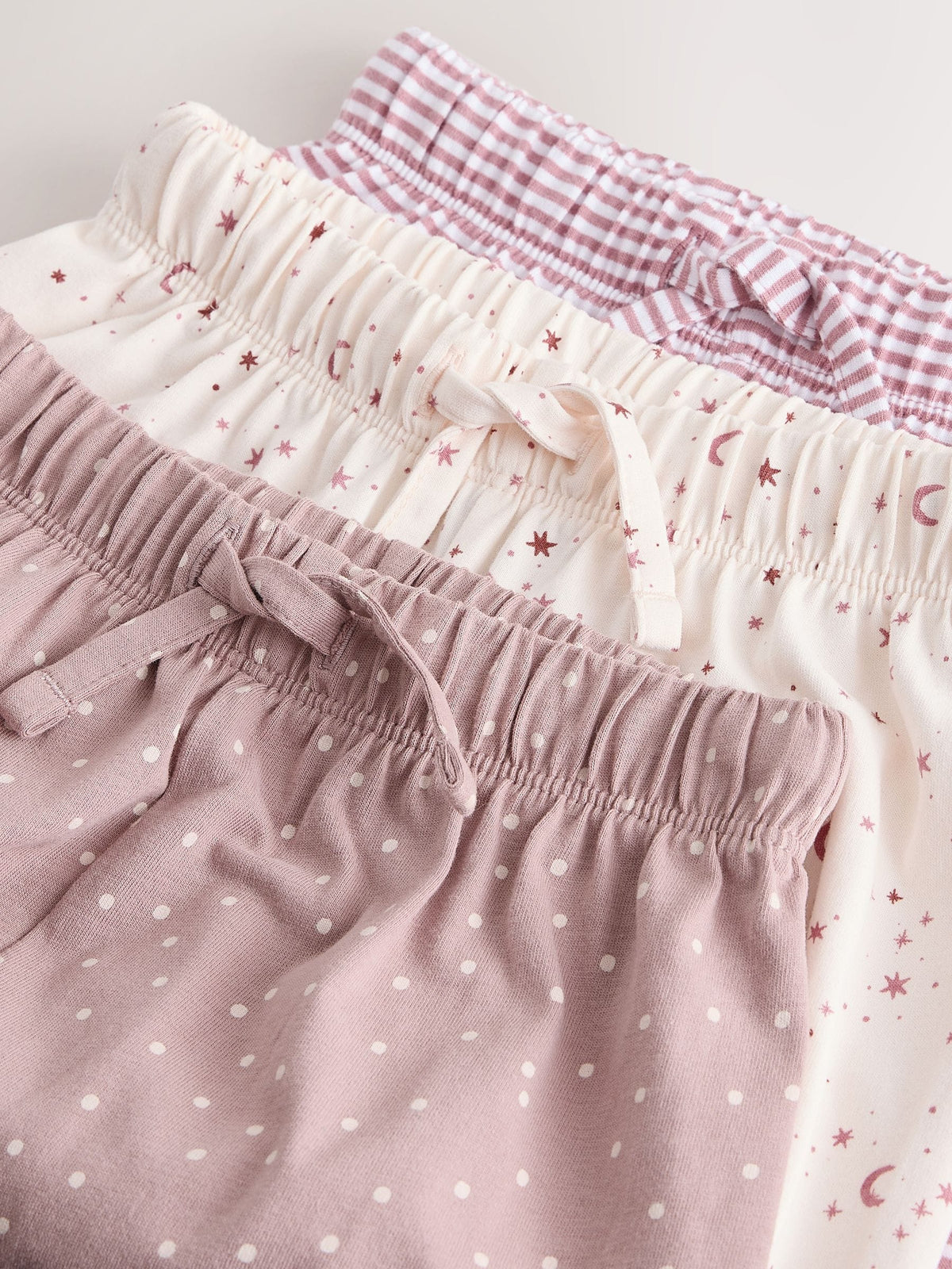 Pink Jogger Pyjamas 3 Pack (9mths-12yrs)