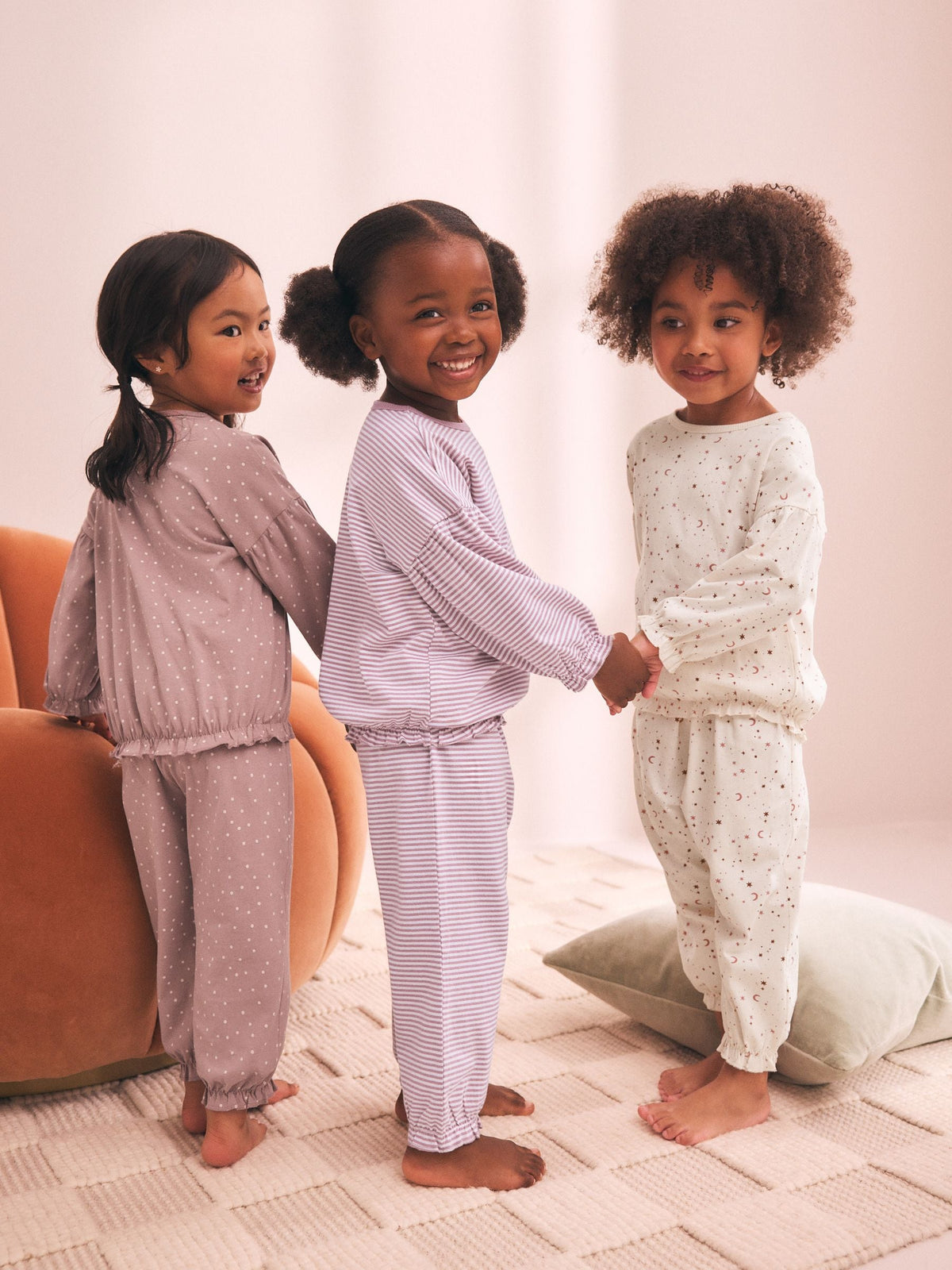 Pink Jogger Pyjamas 3 Pack (9mths-12yrs)